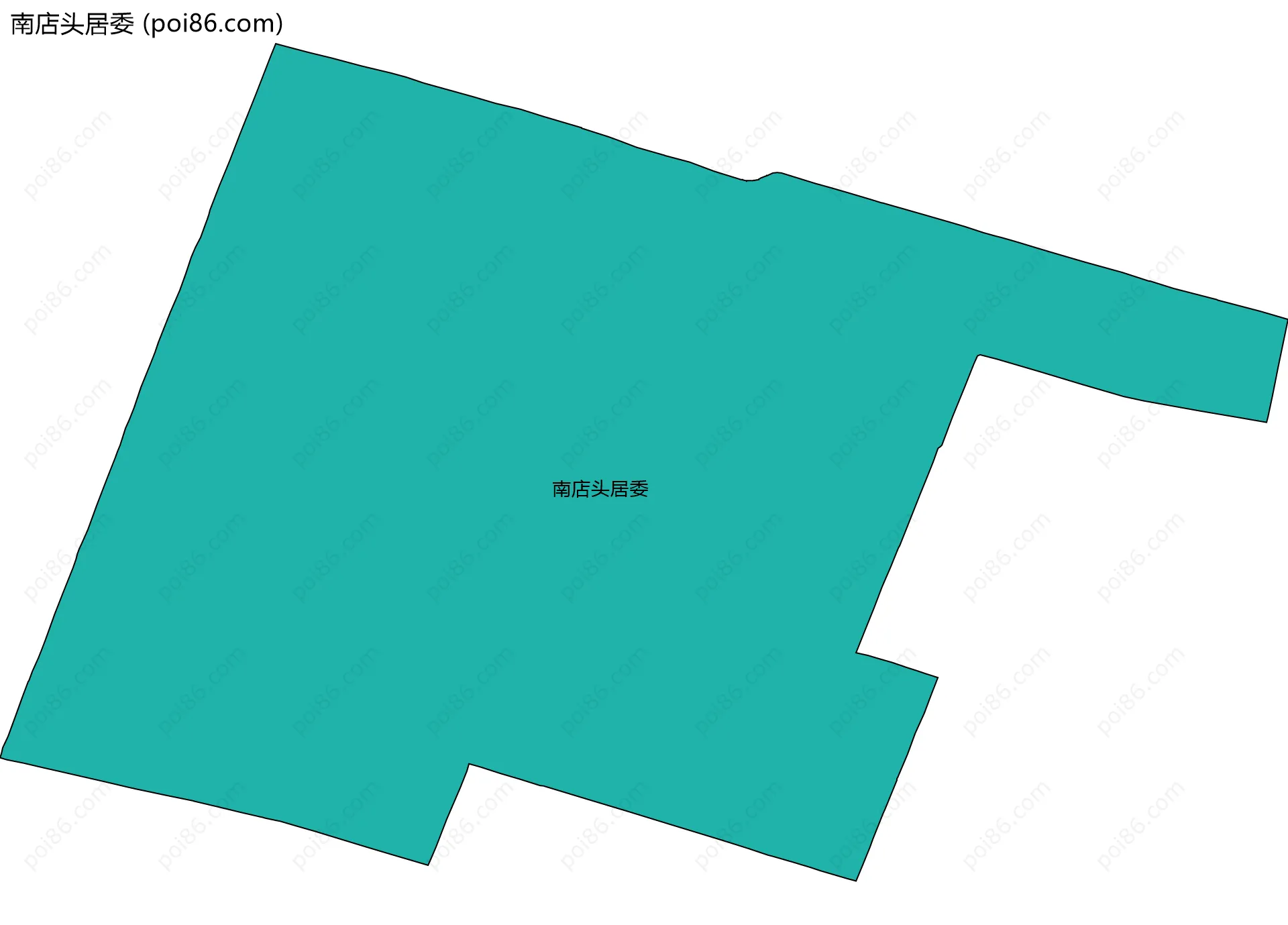 南店头居委边界地图