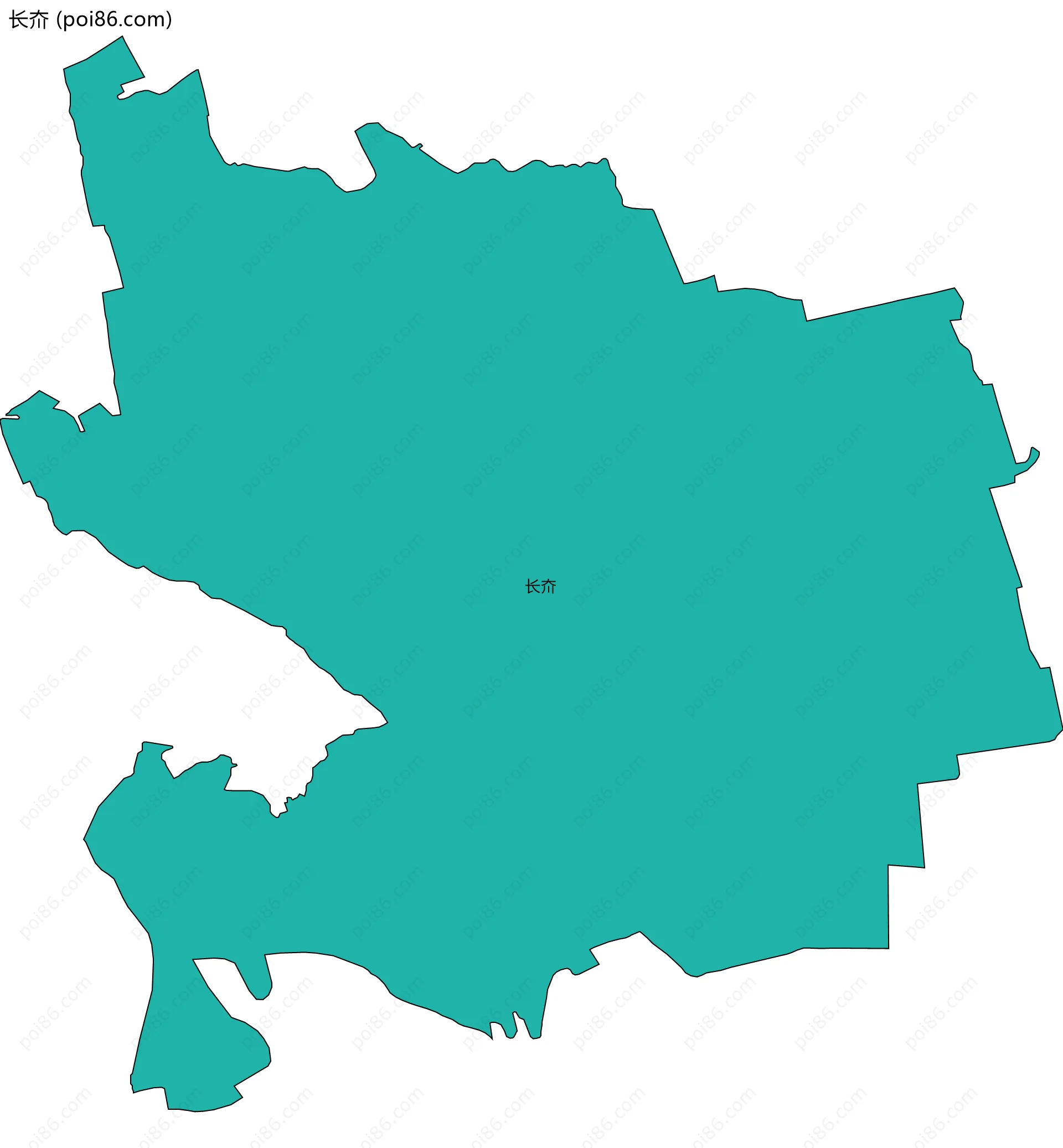 长夼边界地图