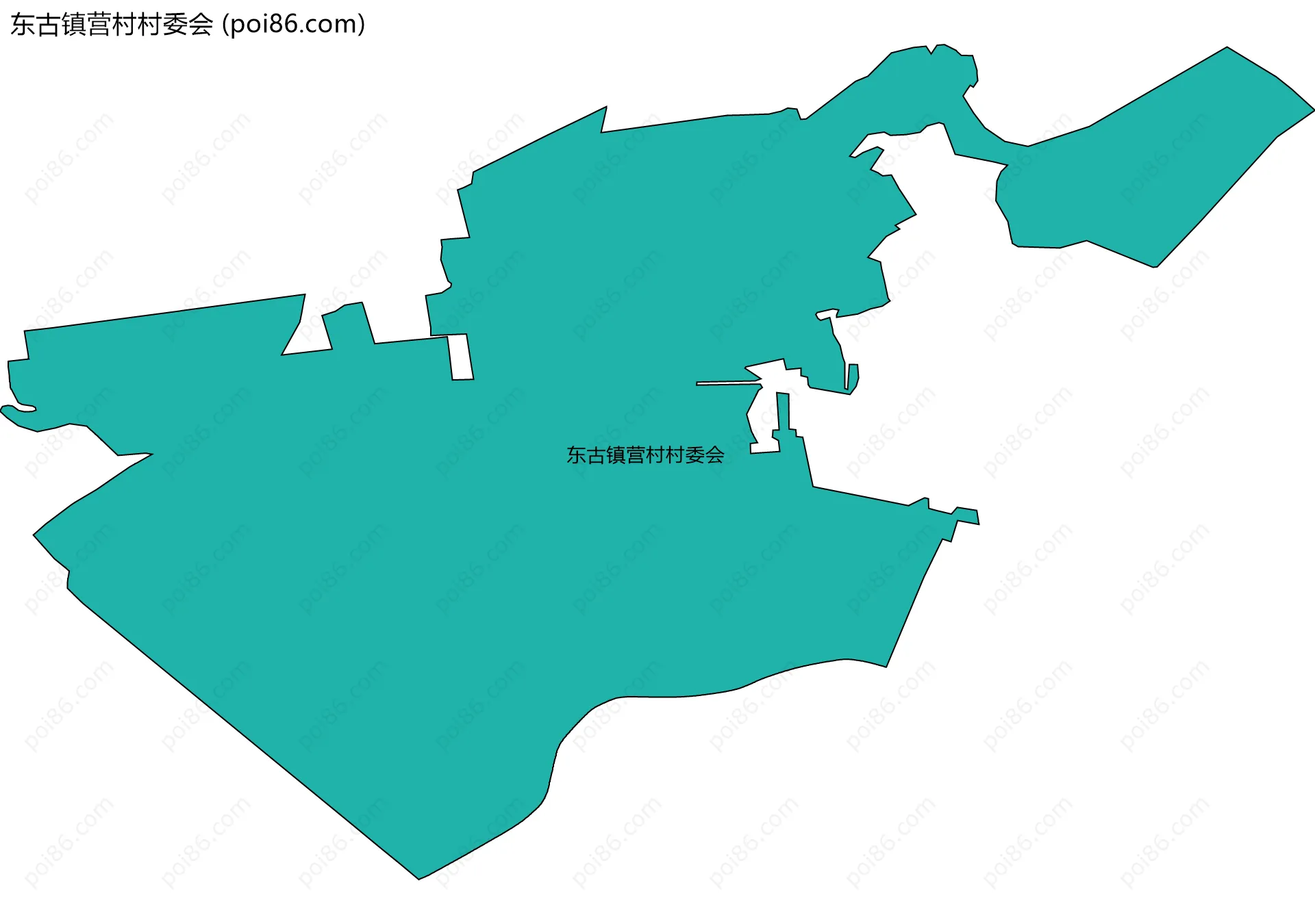 东古镇营村村委会边界地图