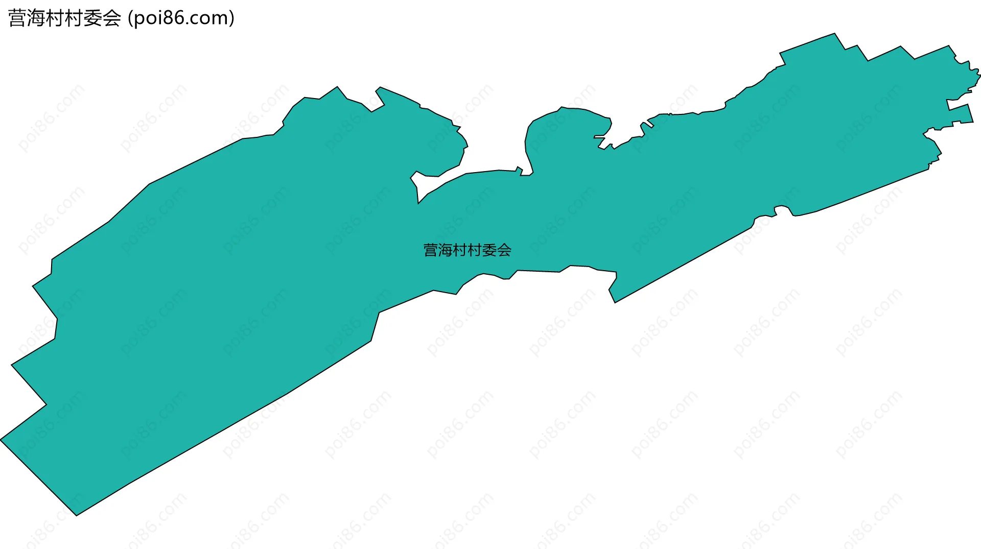 营海村村委会边界地图