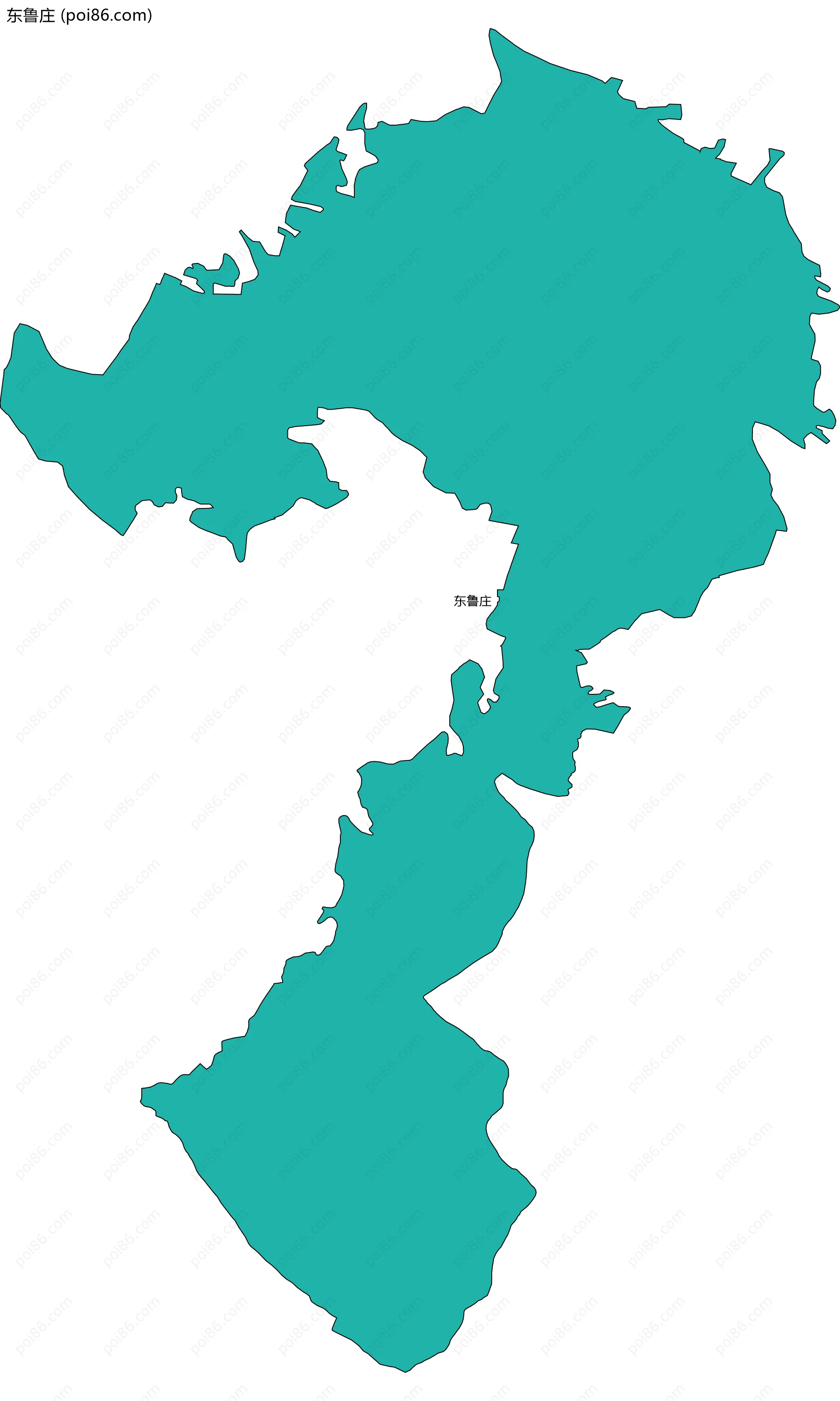 东鲁庄边界地图