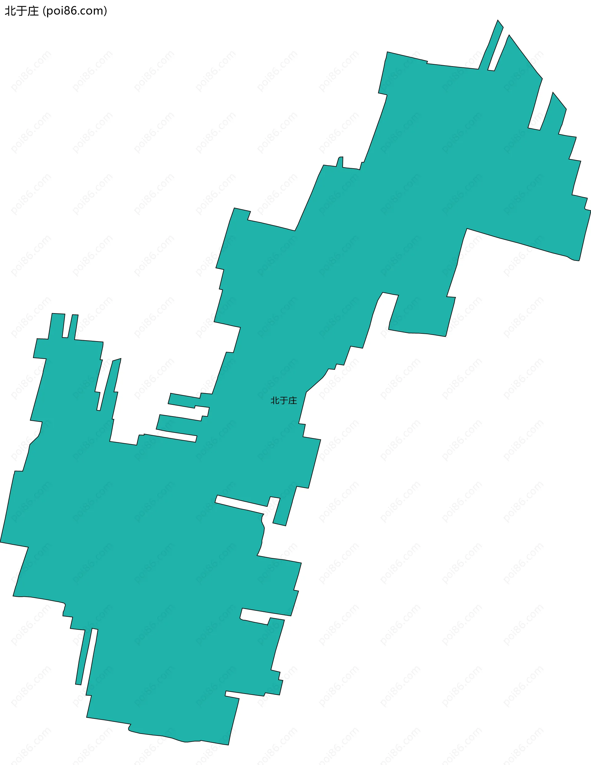 北于庄边界地图