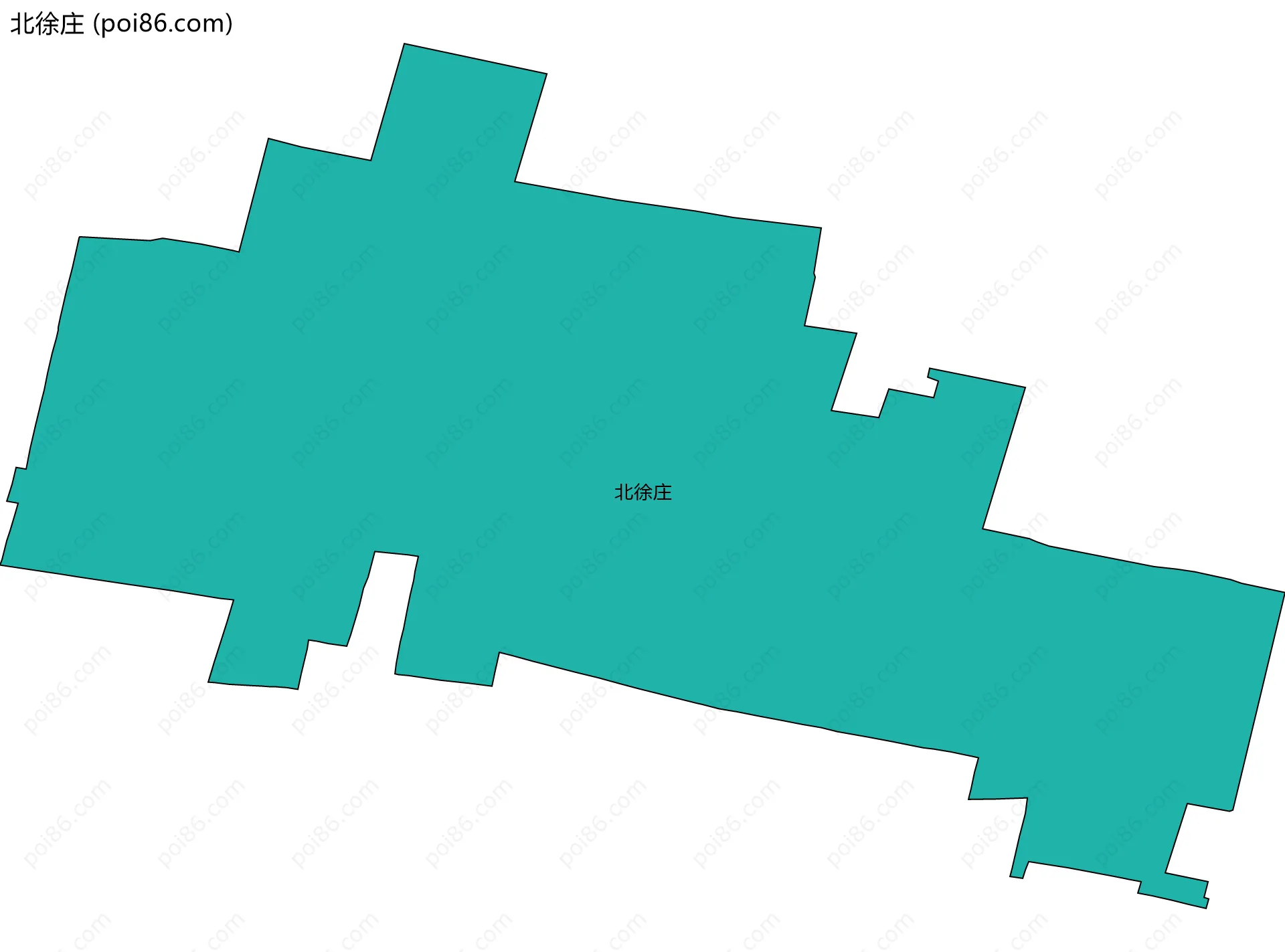 北徐庄边界地图