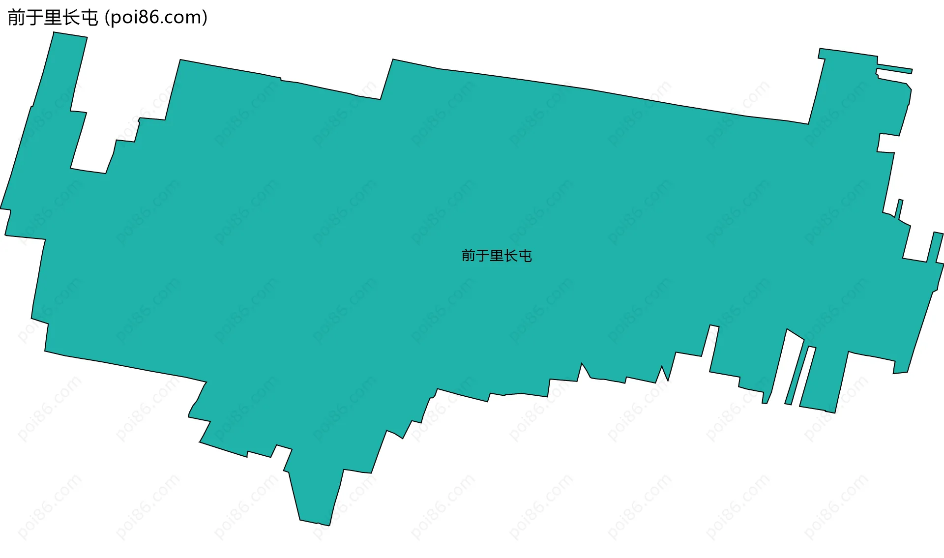 前于里长屯边界地图