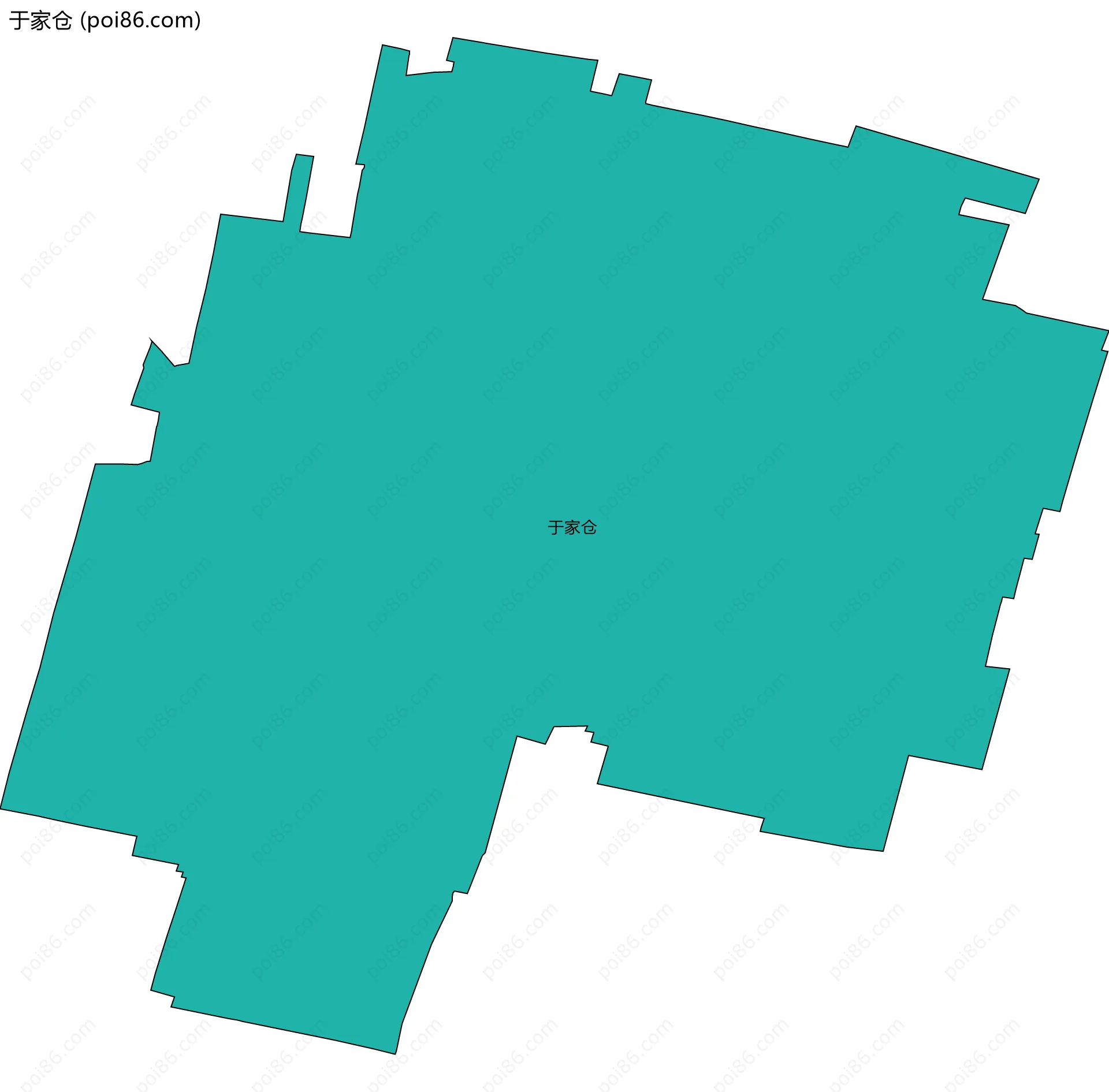 于家仓边界地图