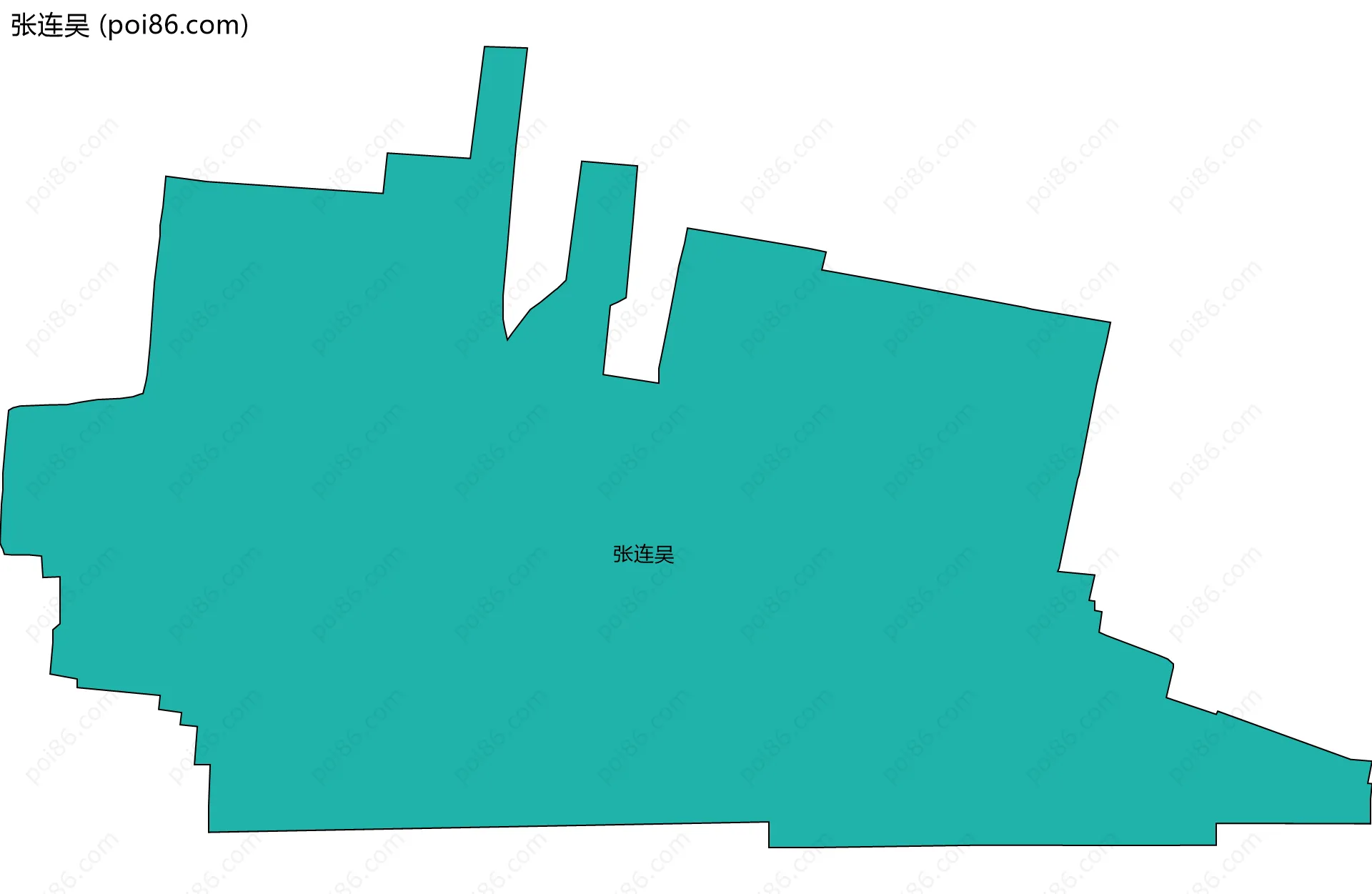 张连吴边界地图
