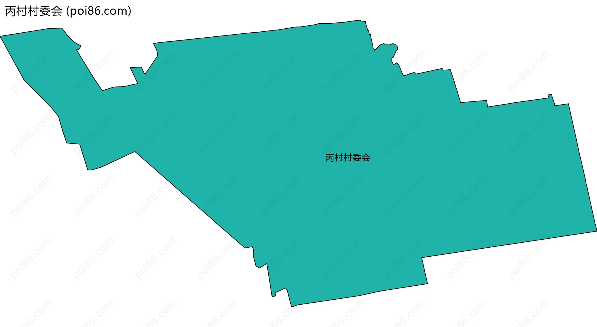 丙村村委会边界地图