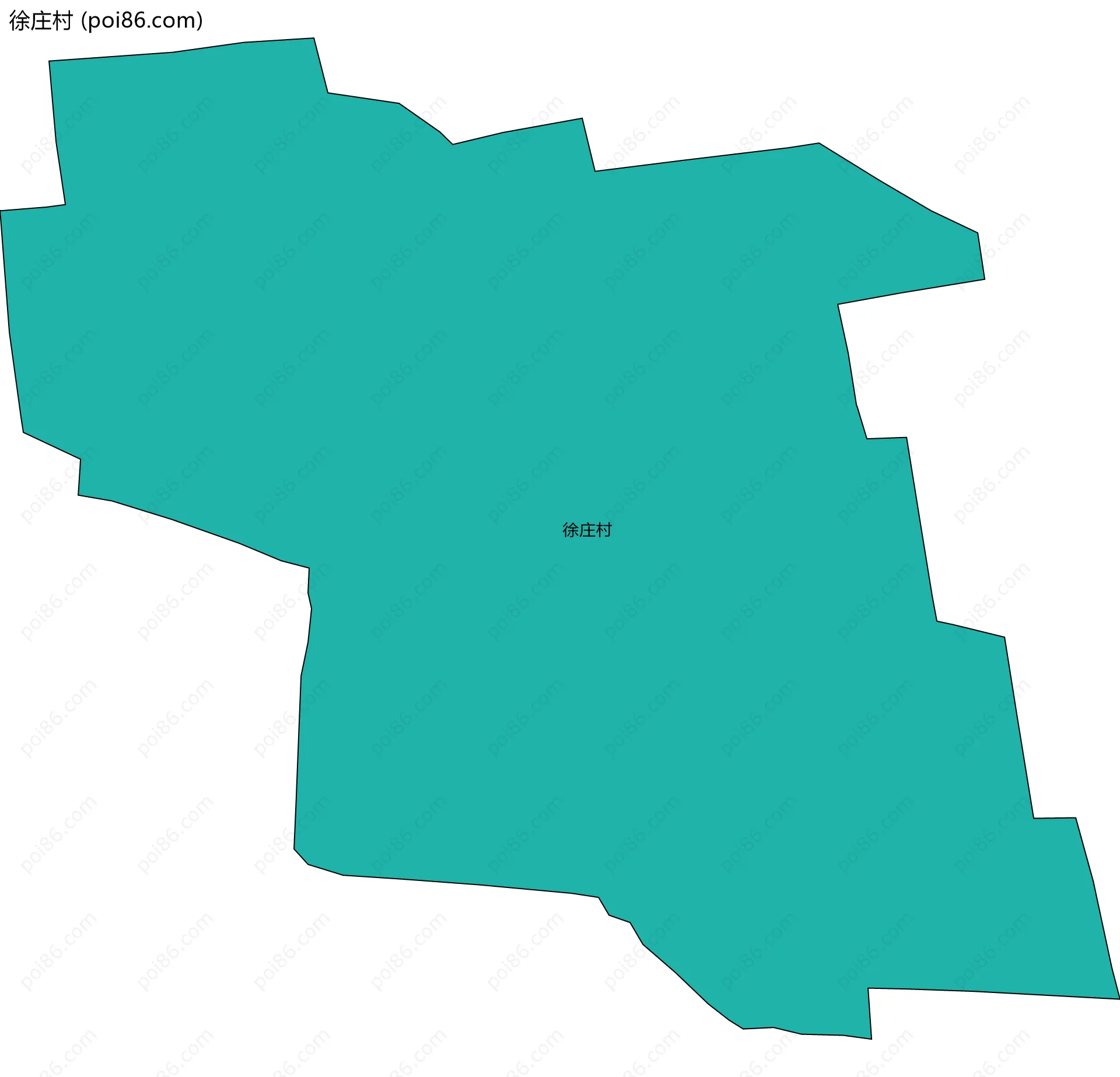 徐庄村边界地图
