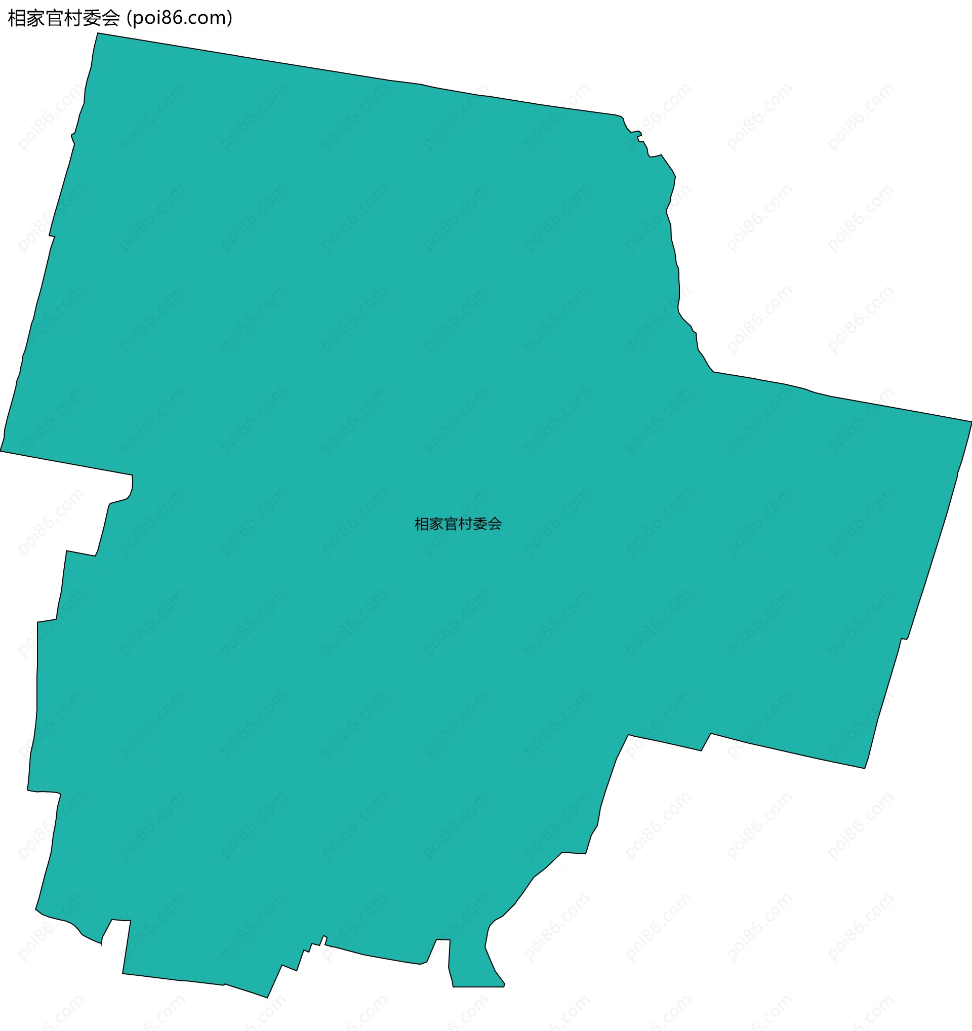 相家官村委会边界地图