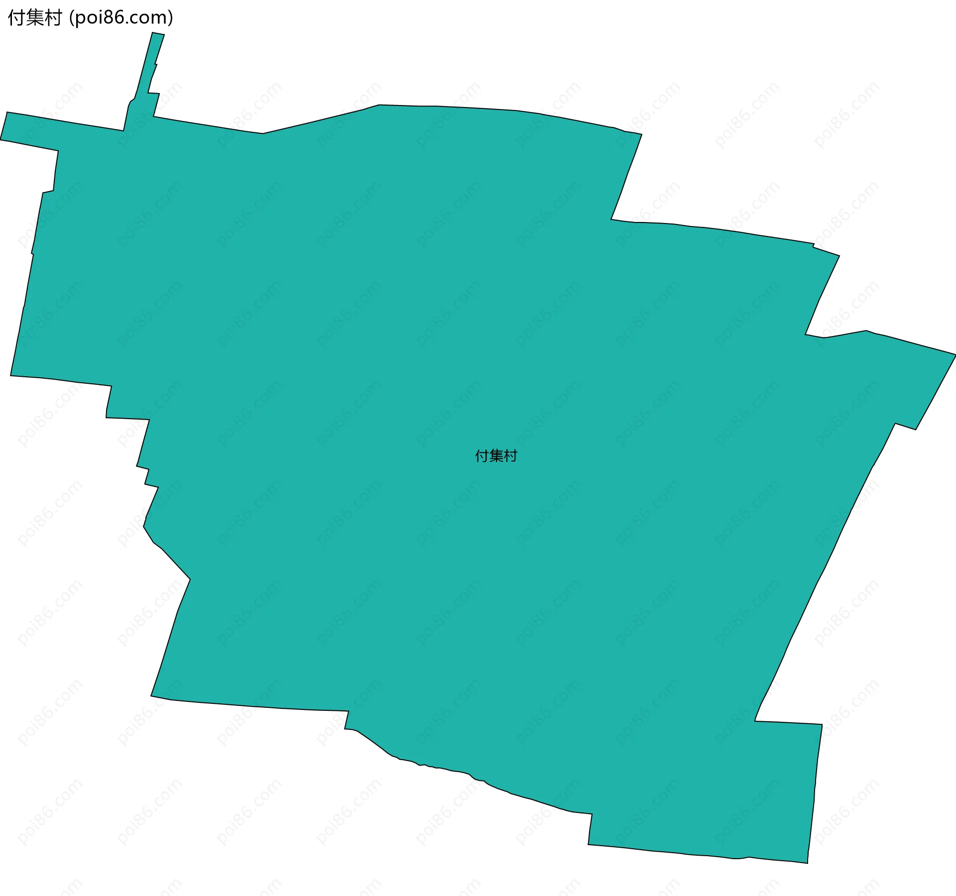 付集村边界地图