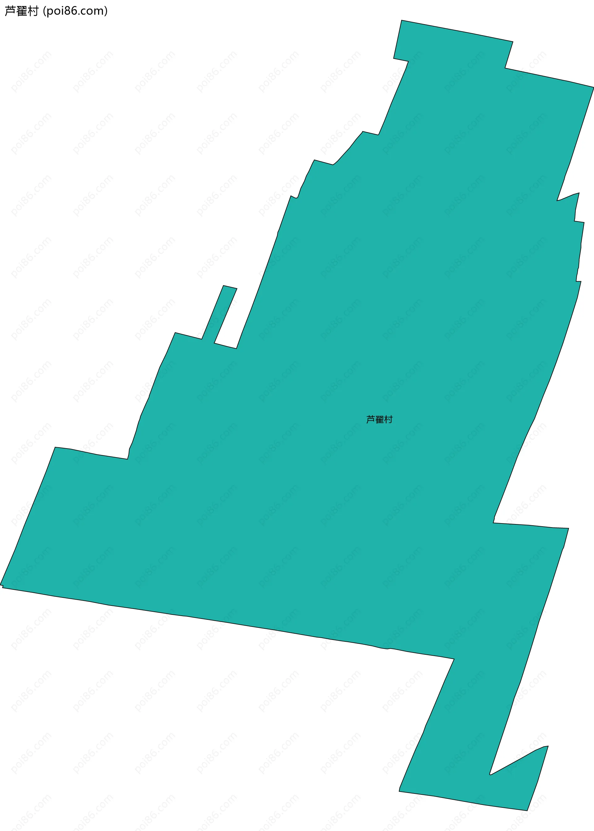 芦翟村边界地图