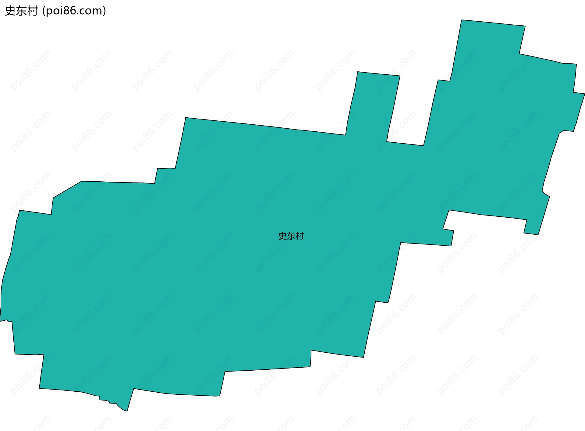史东村边界地图