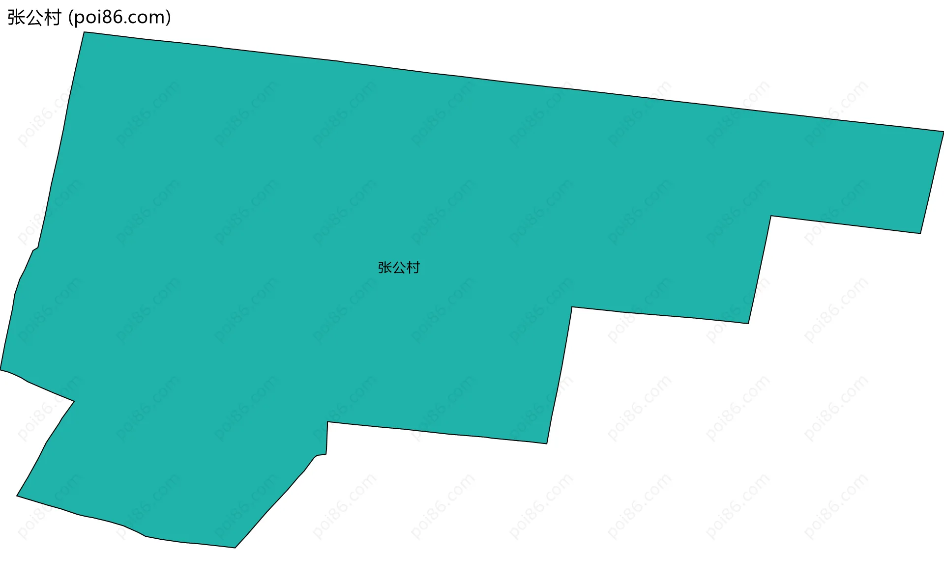 张公村边界地图