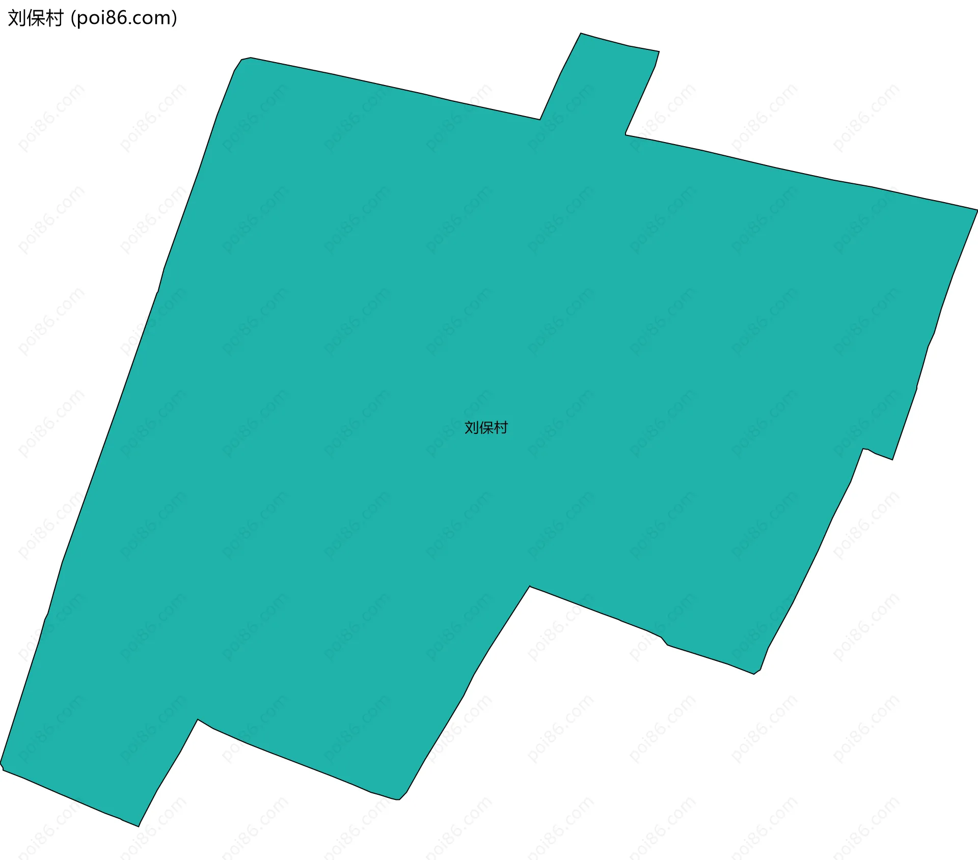刘保村边界地图