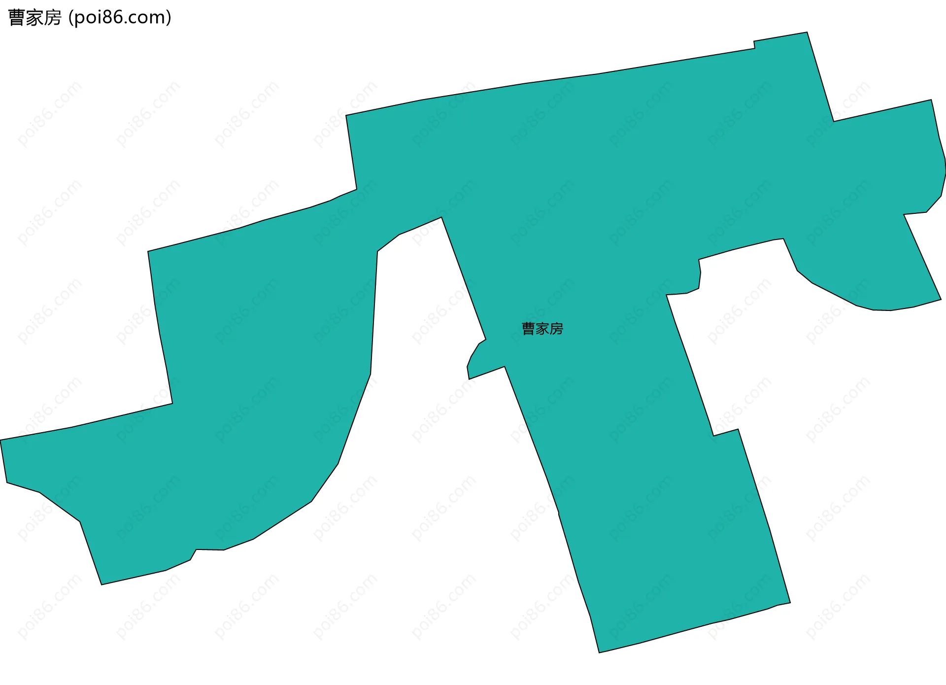 曹家房边界地图