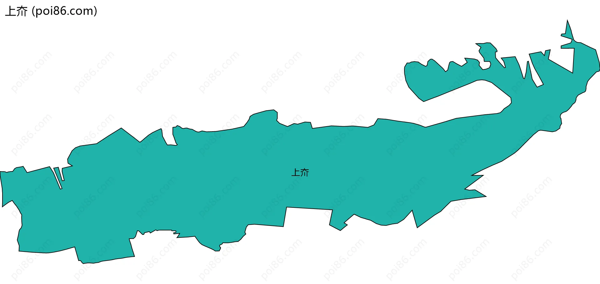 上夼边界地图
