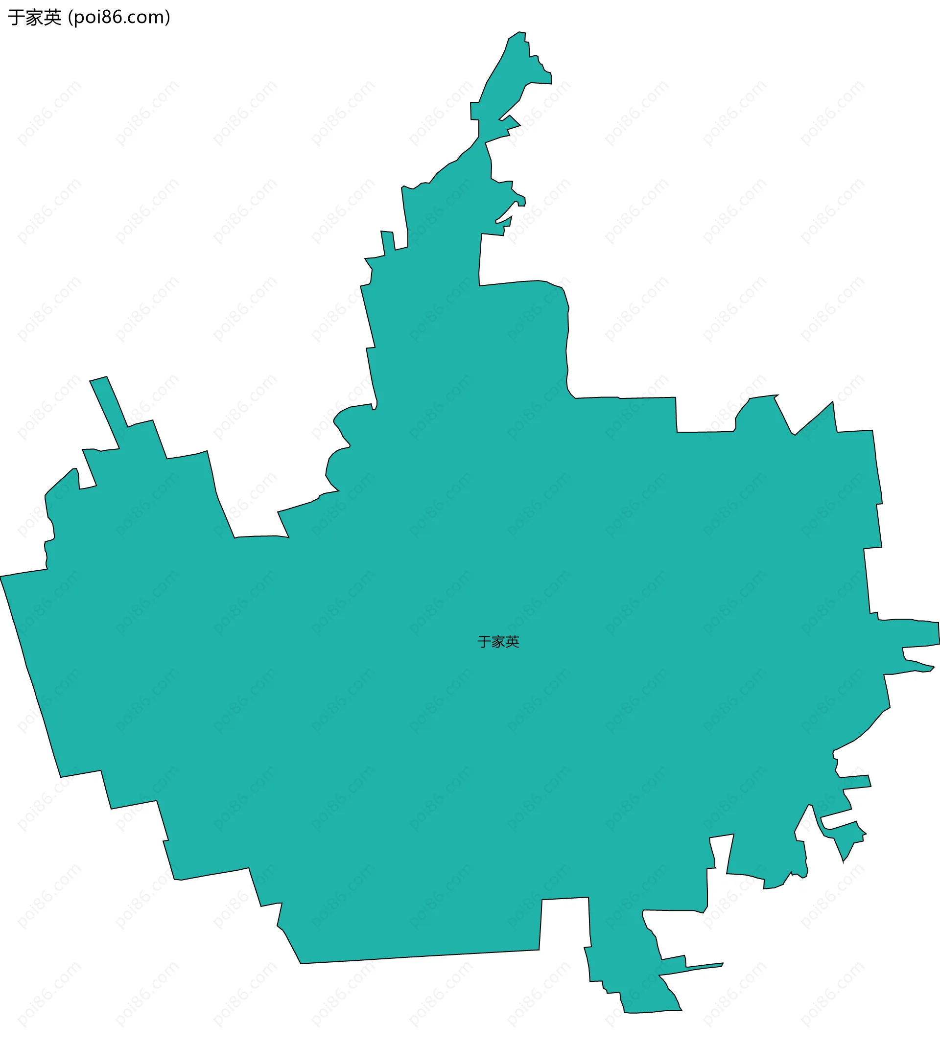 于家英边界地图