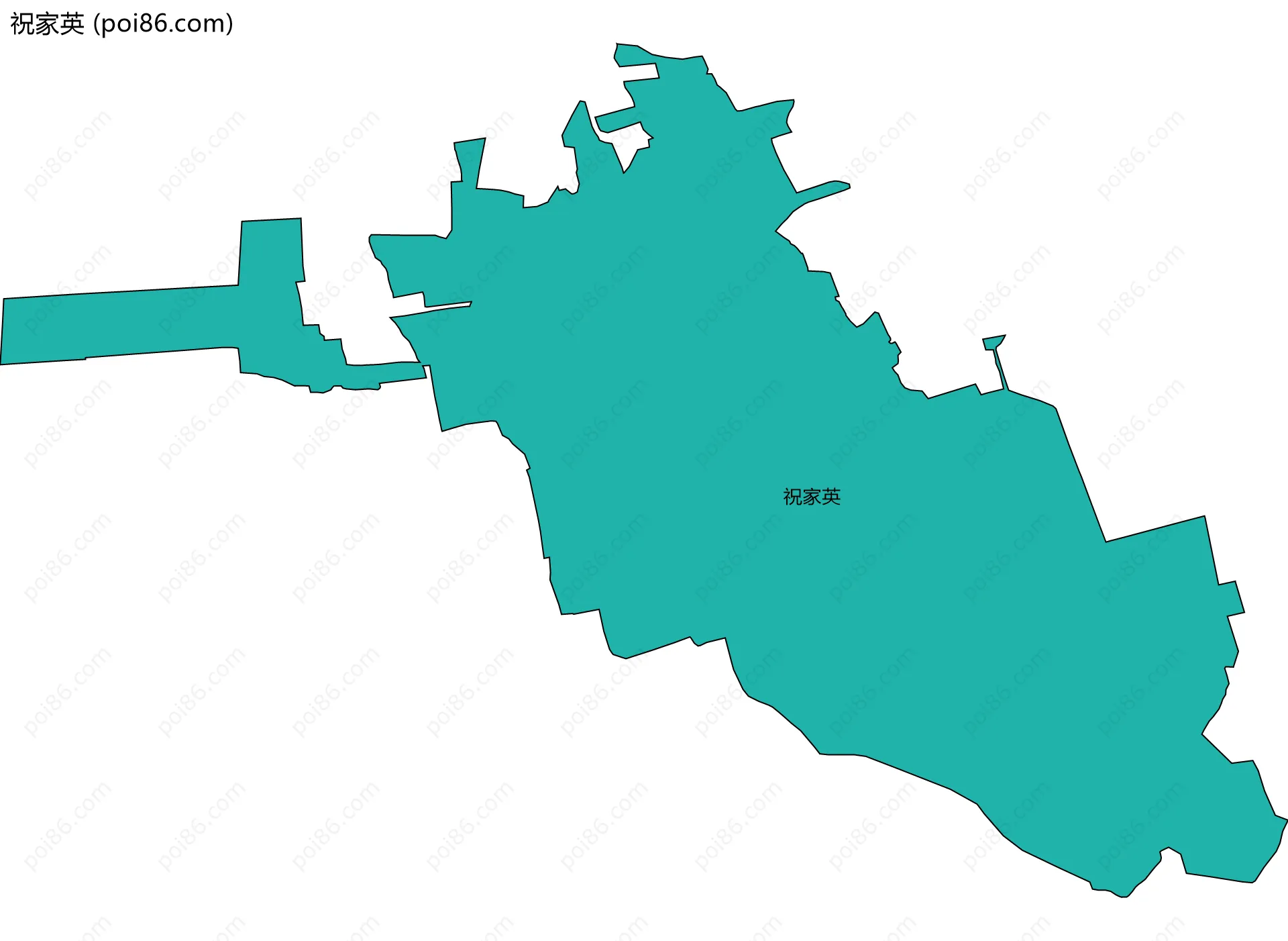 祝家英边界地图