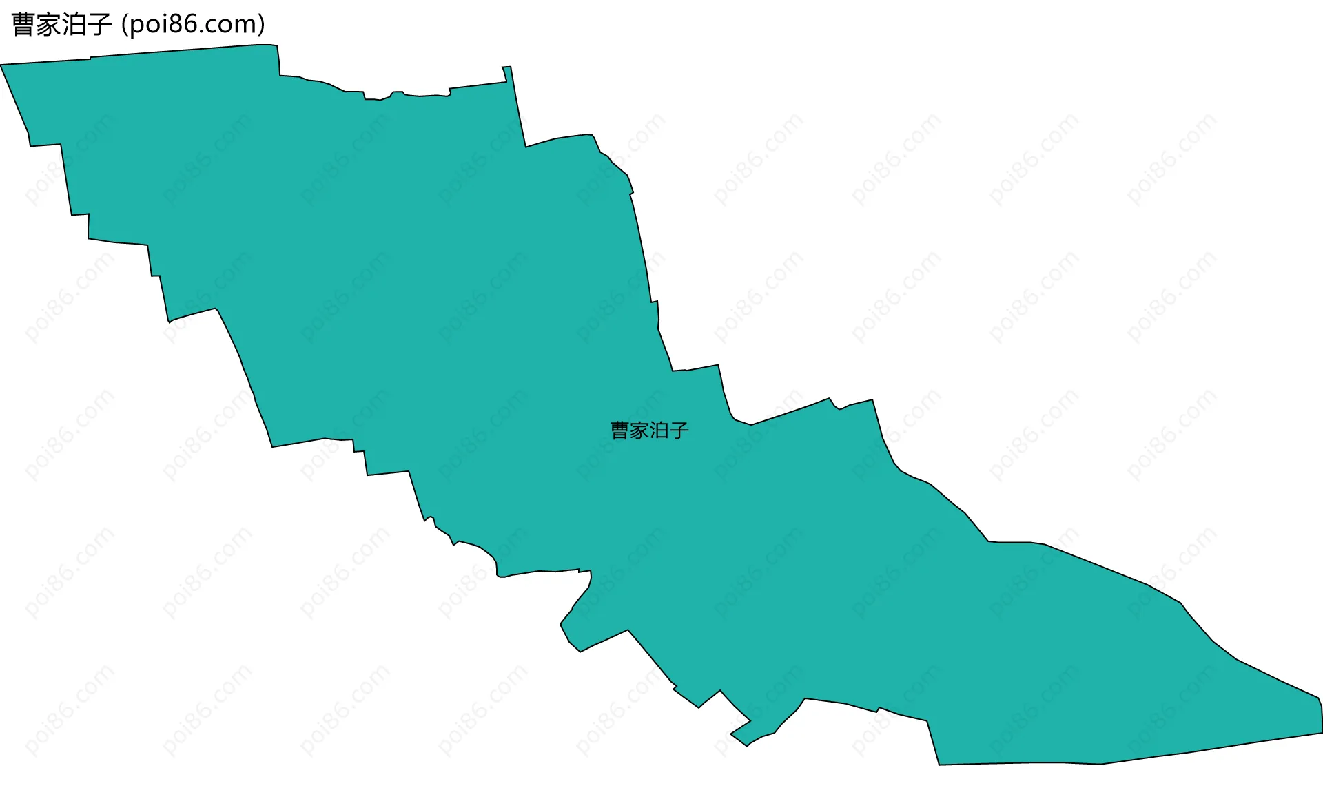 曹家泊子边界地图