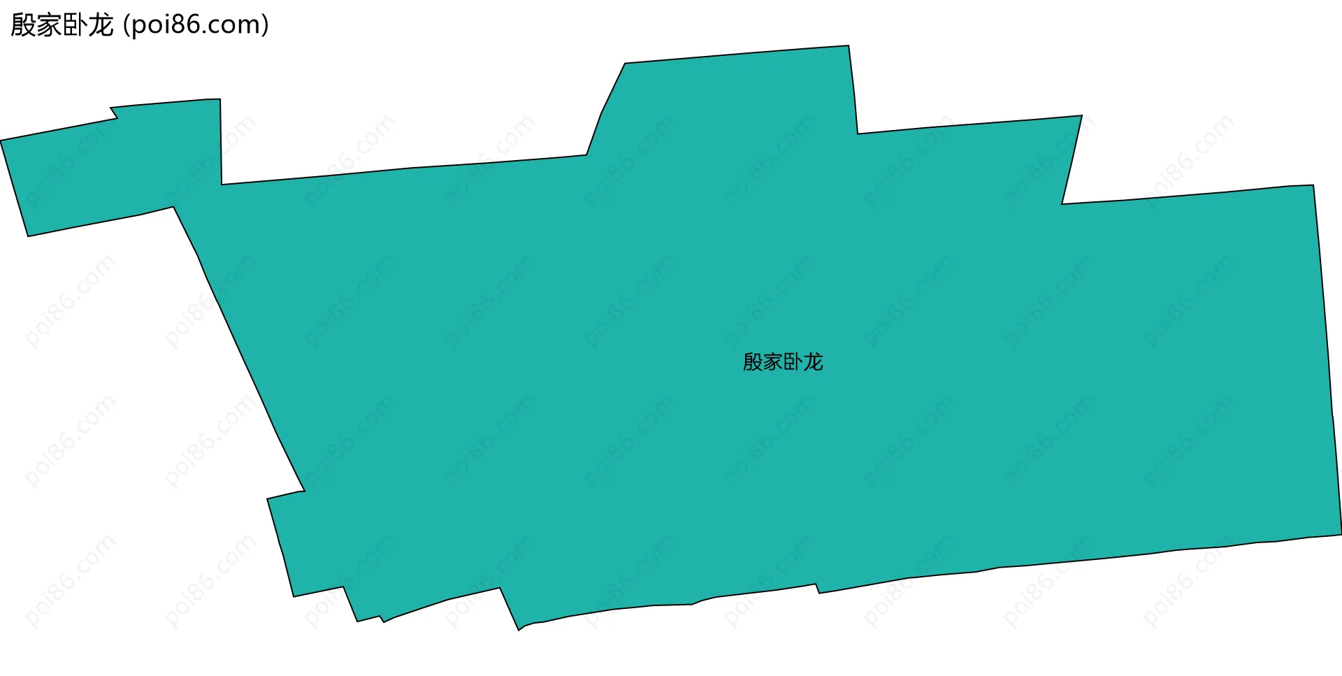 殷家卧龙边界地图