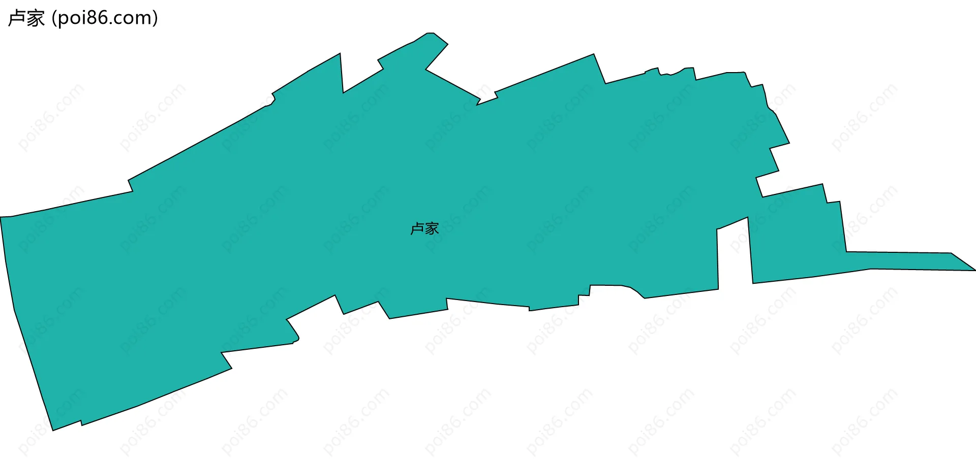 卢家边界地图