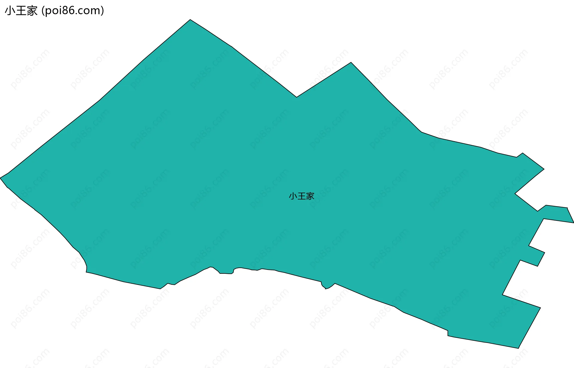小王家边界地图