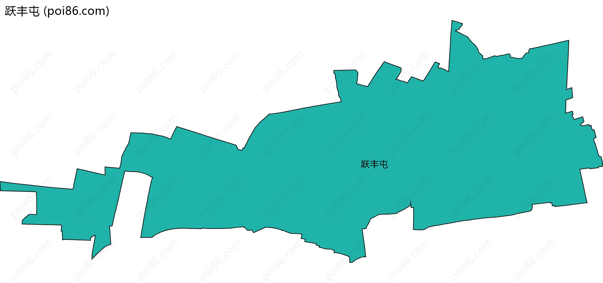 跃丰屯边界地图