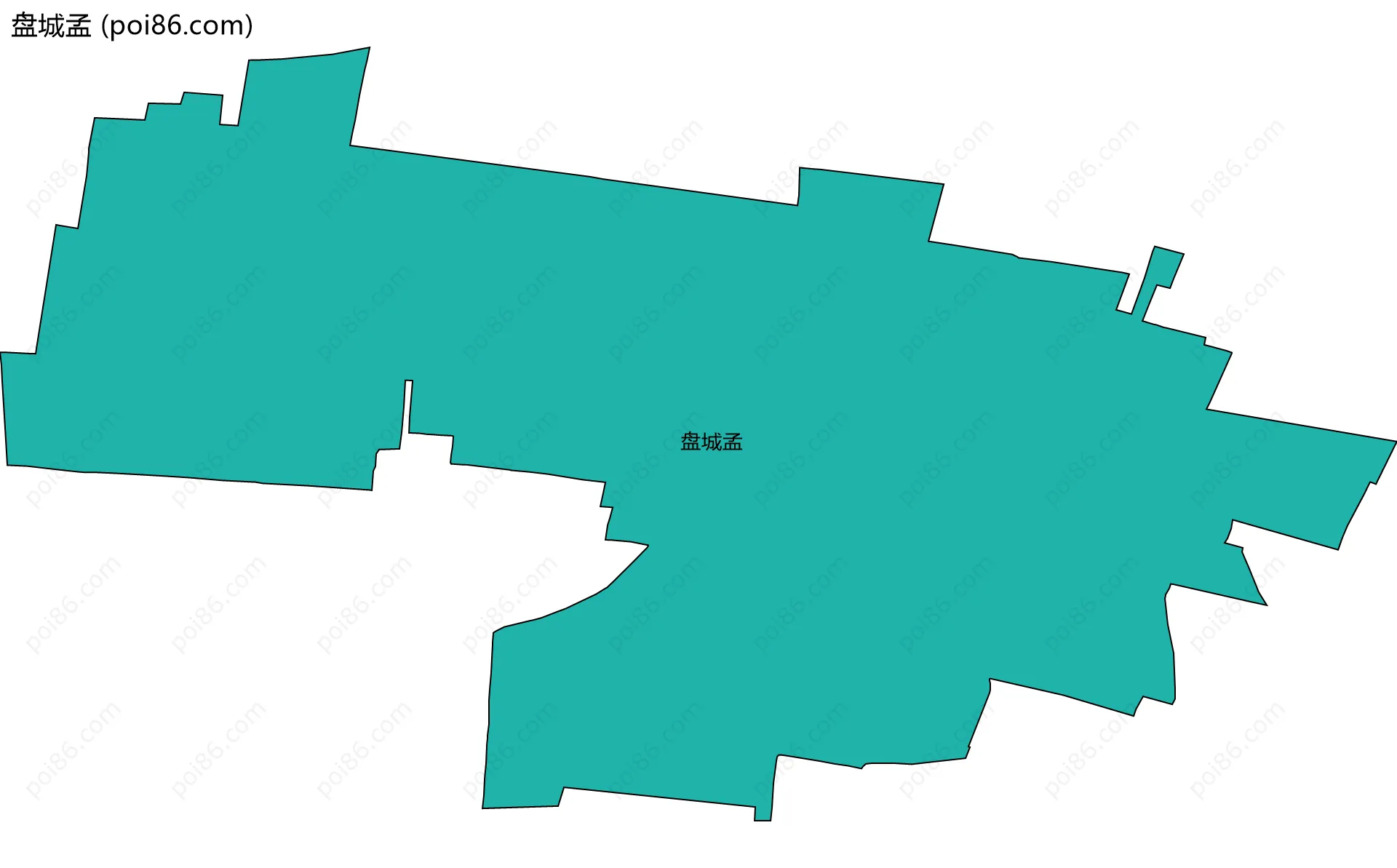 盘城孟边界地图