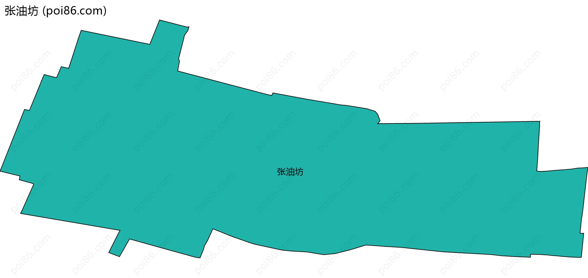 张油坊边界地图