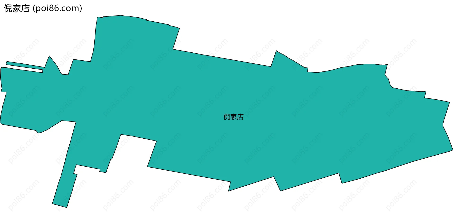 倪家店边界地图