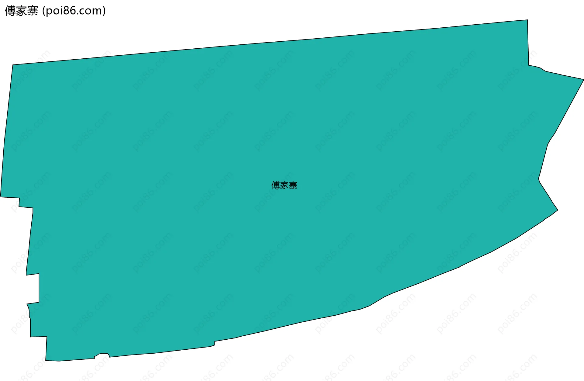 傅家寨边界地图