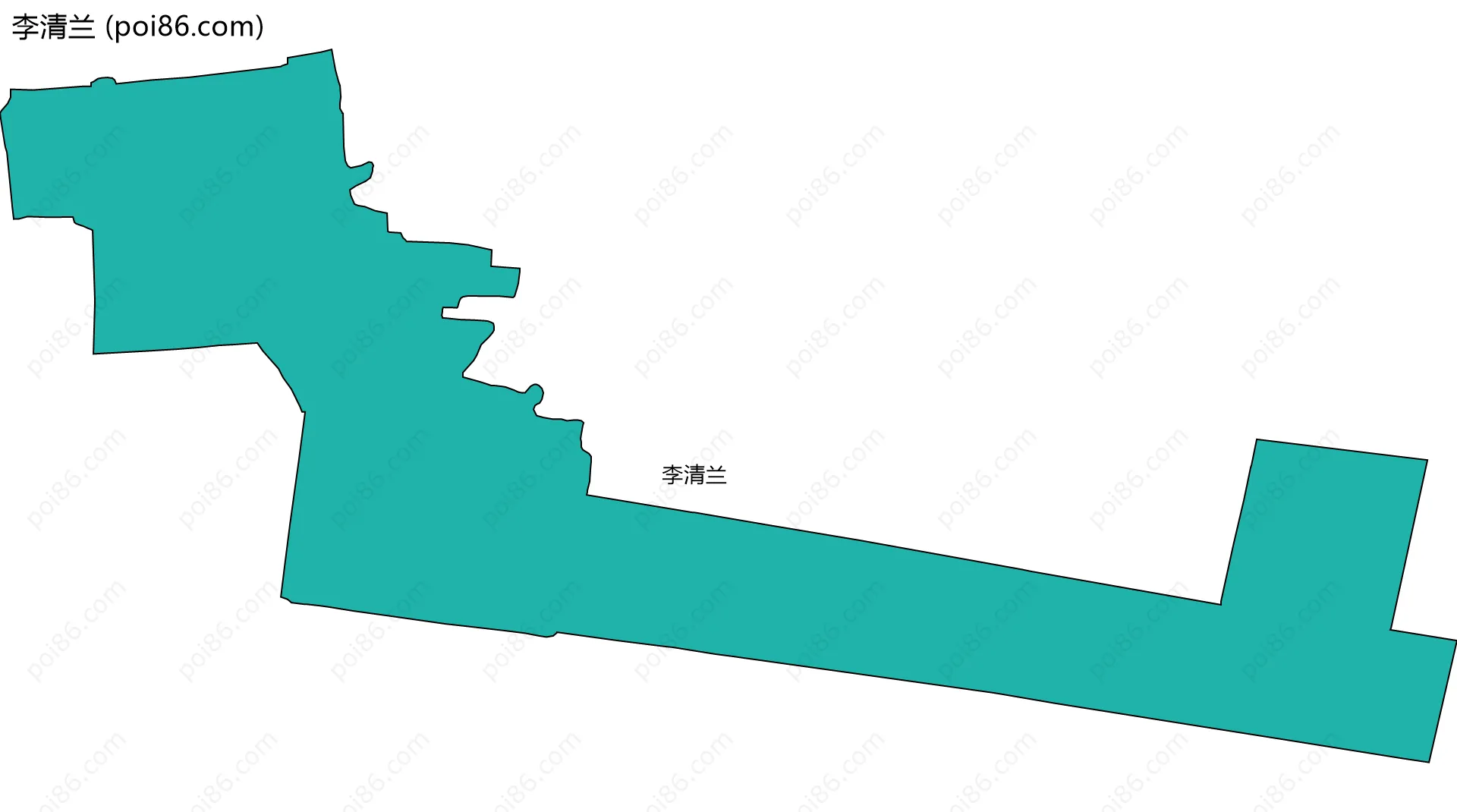 李清兰边界地图