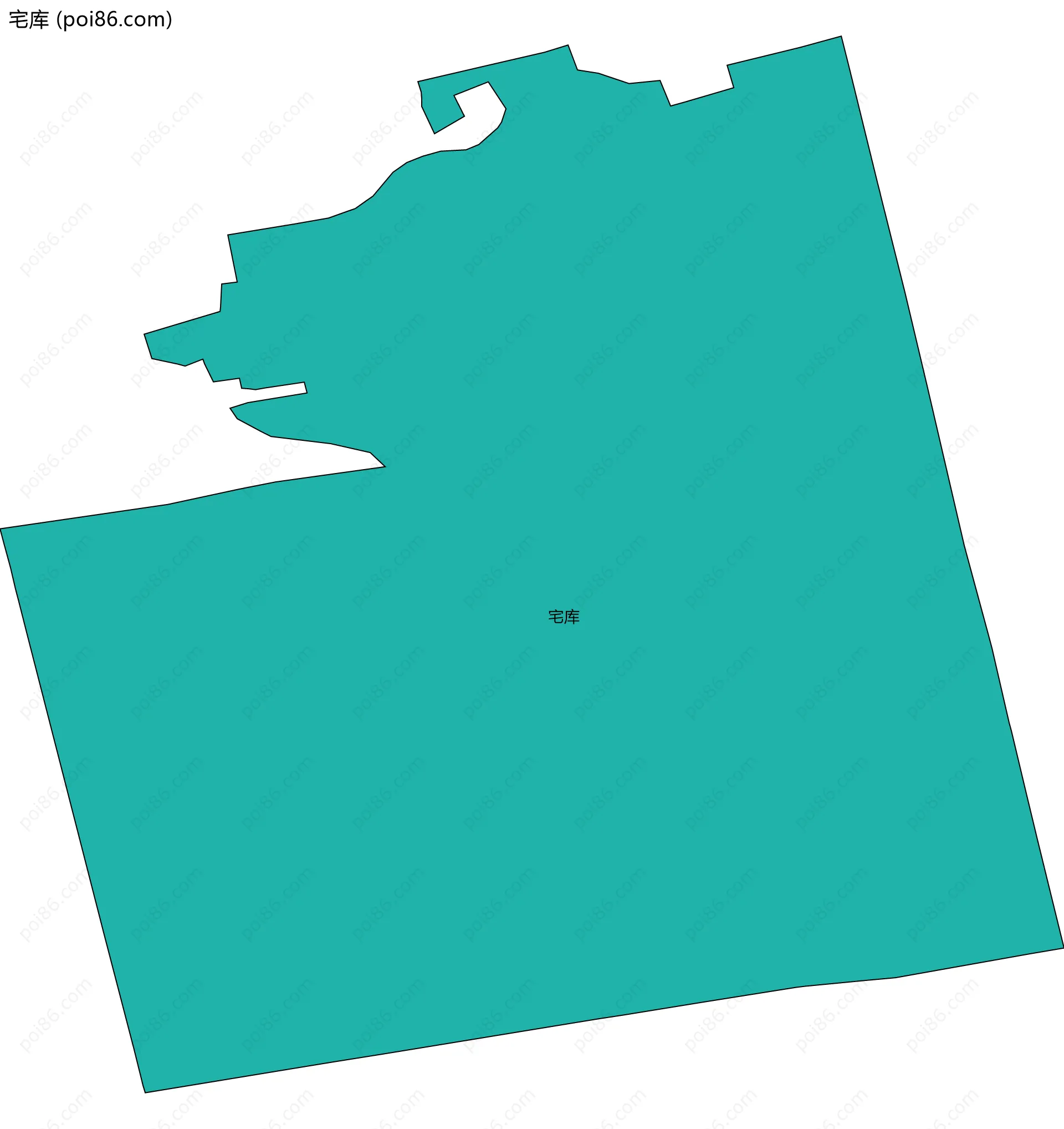 宅库边界地图