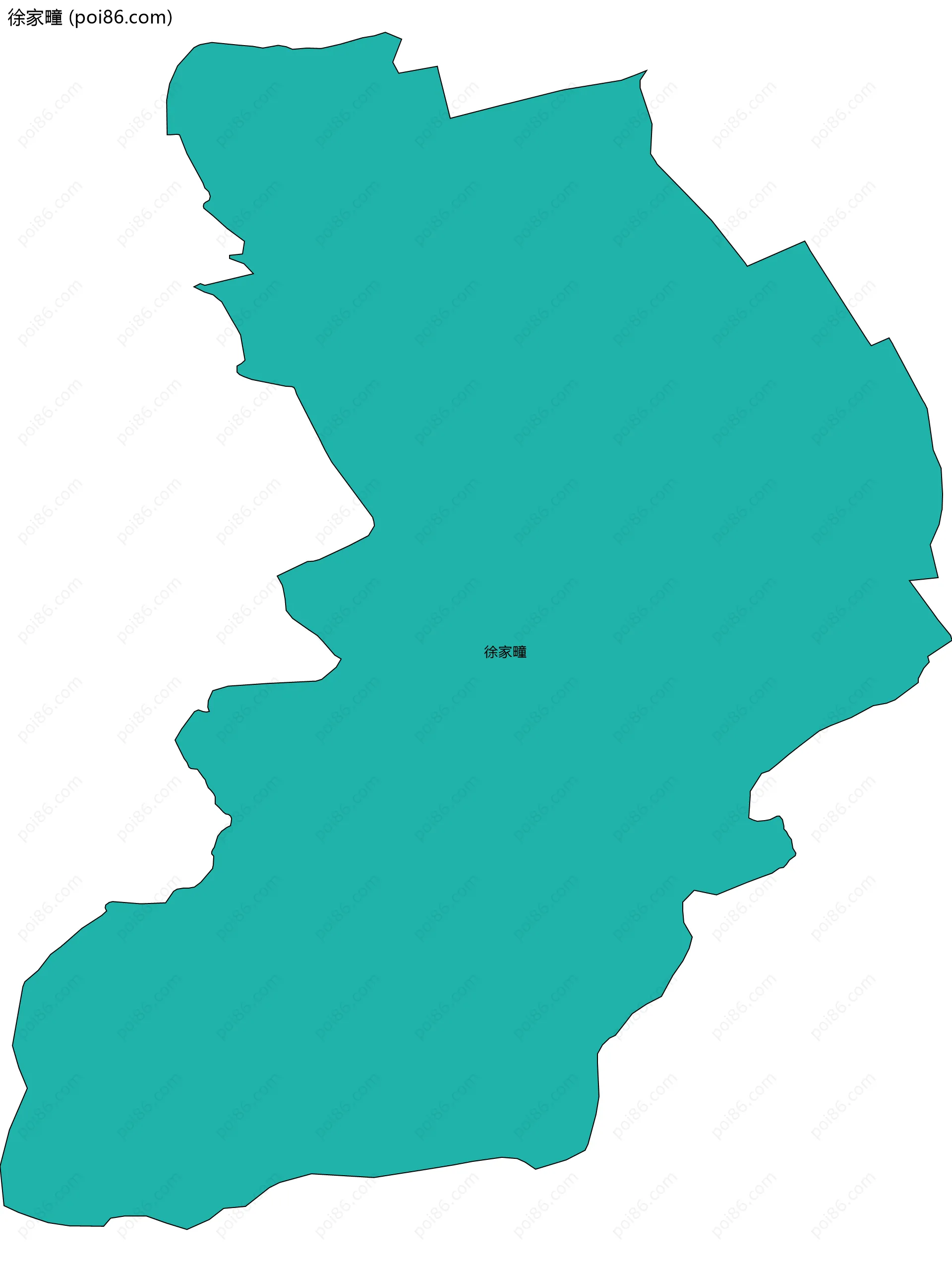 徐家疃边界地图