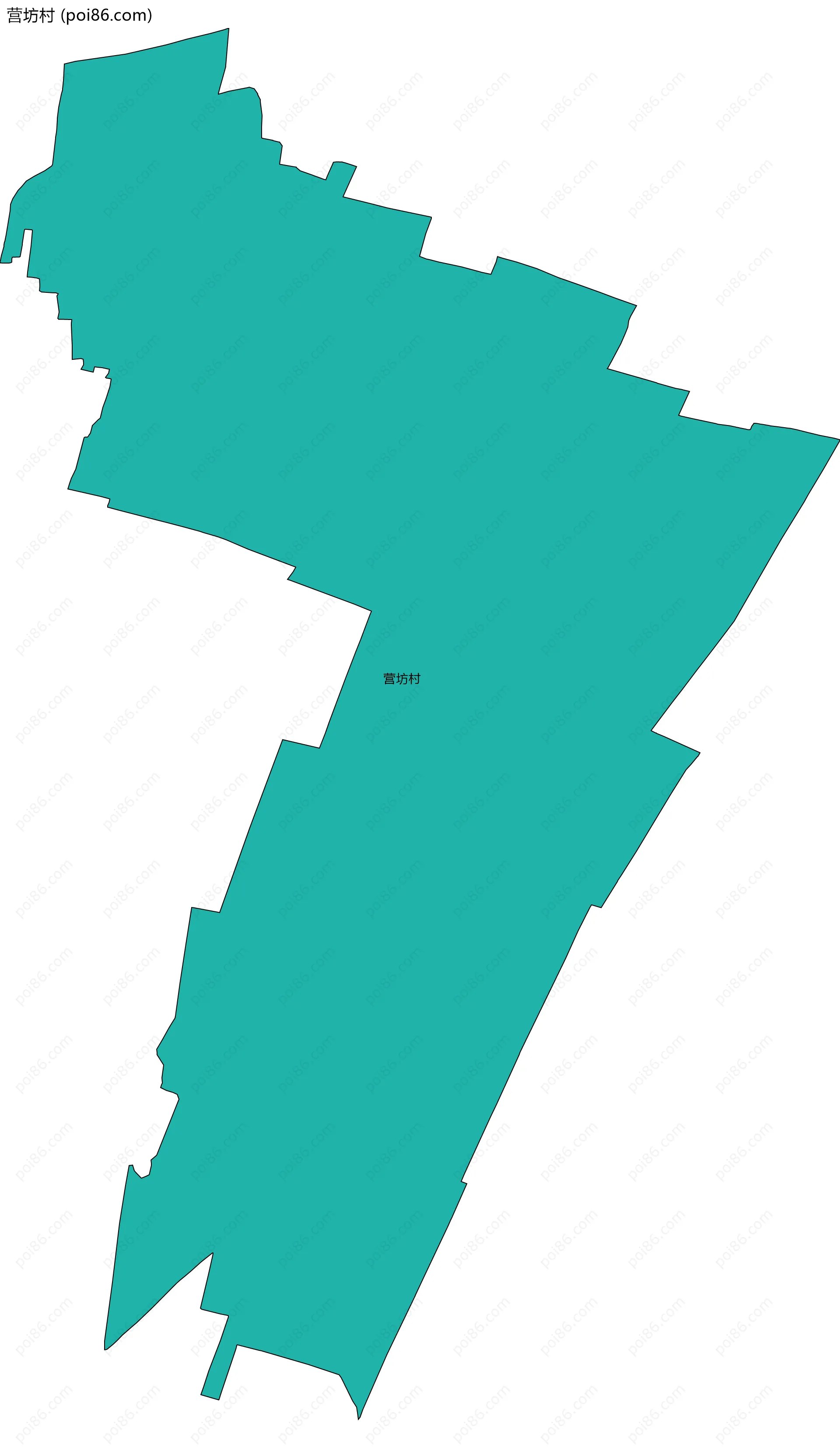 营坊村边界地图