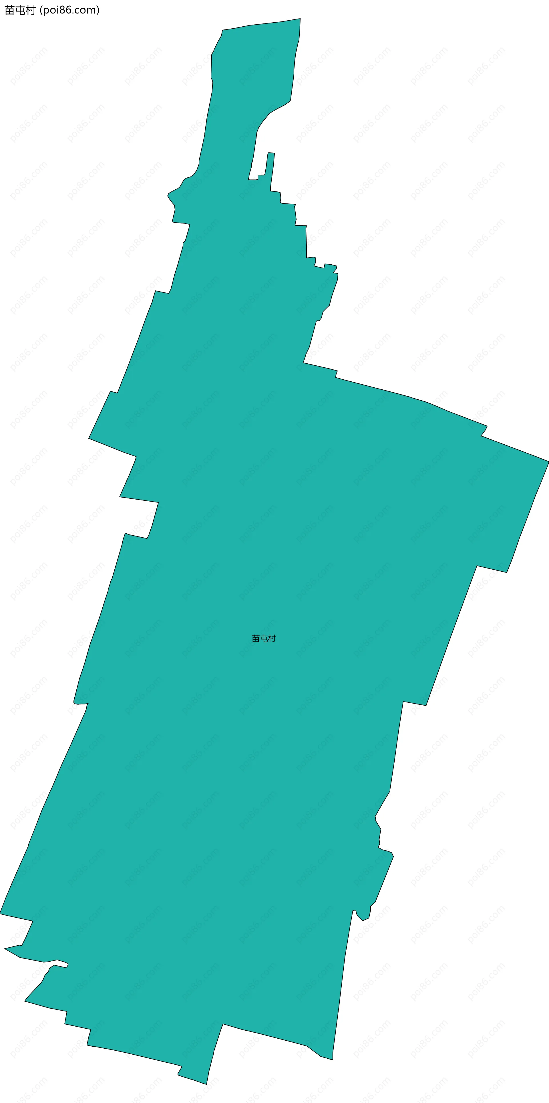 苗屯村边界地图