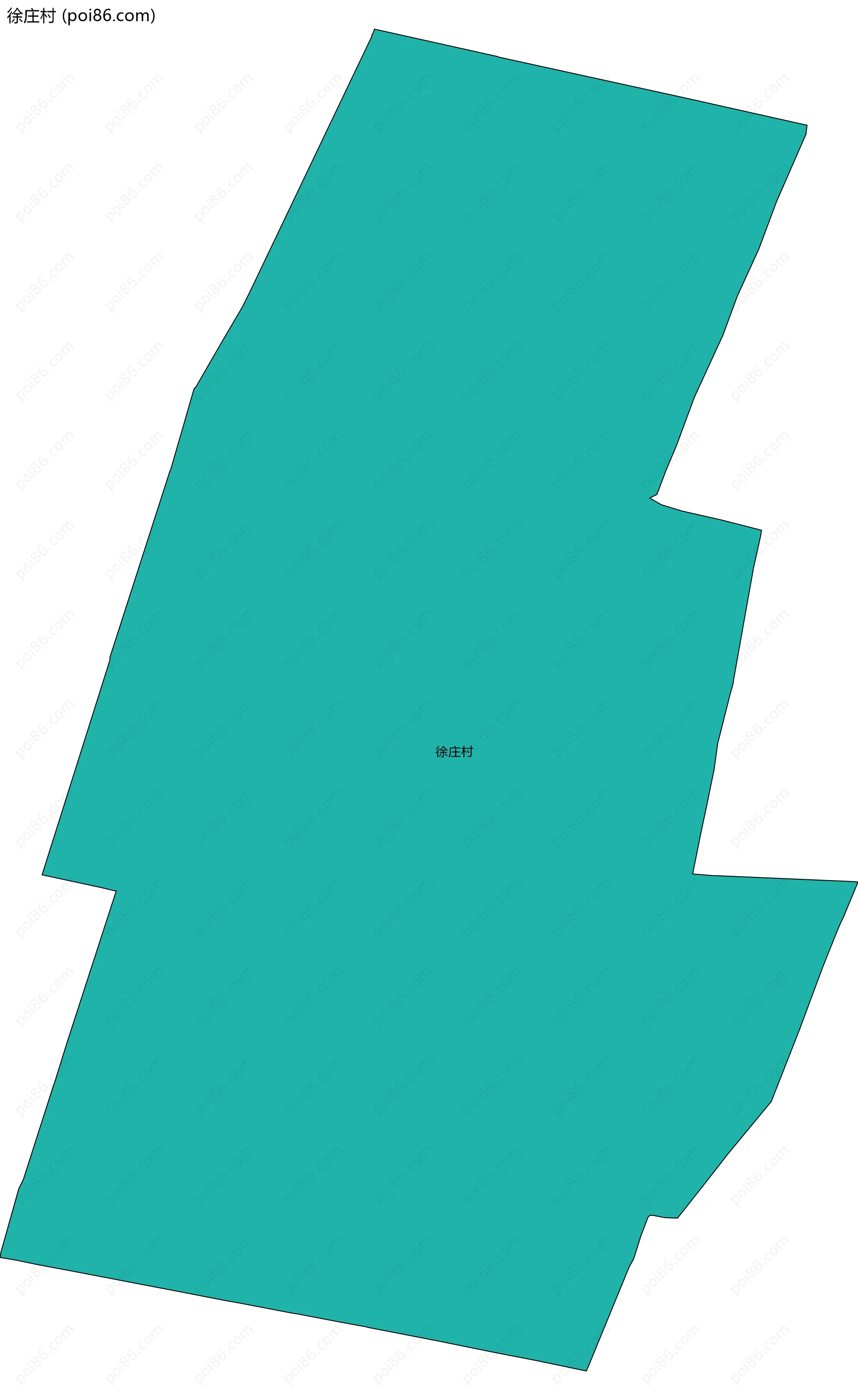 徐庄村边界地图