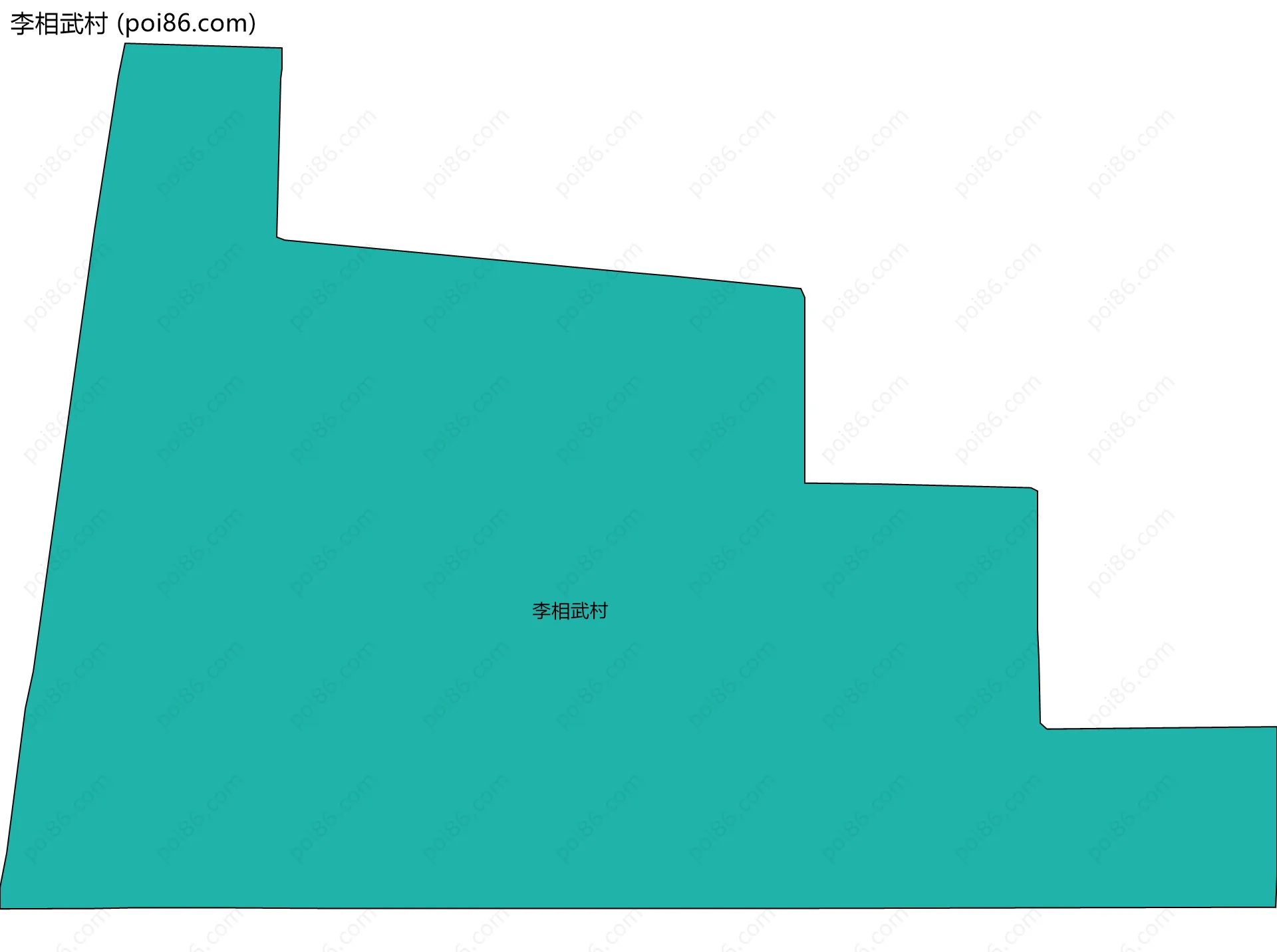 李相武村边界地图