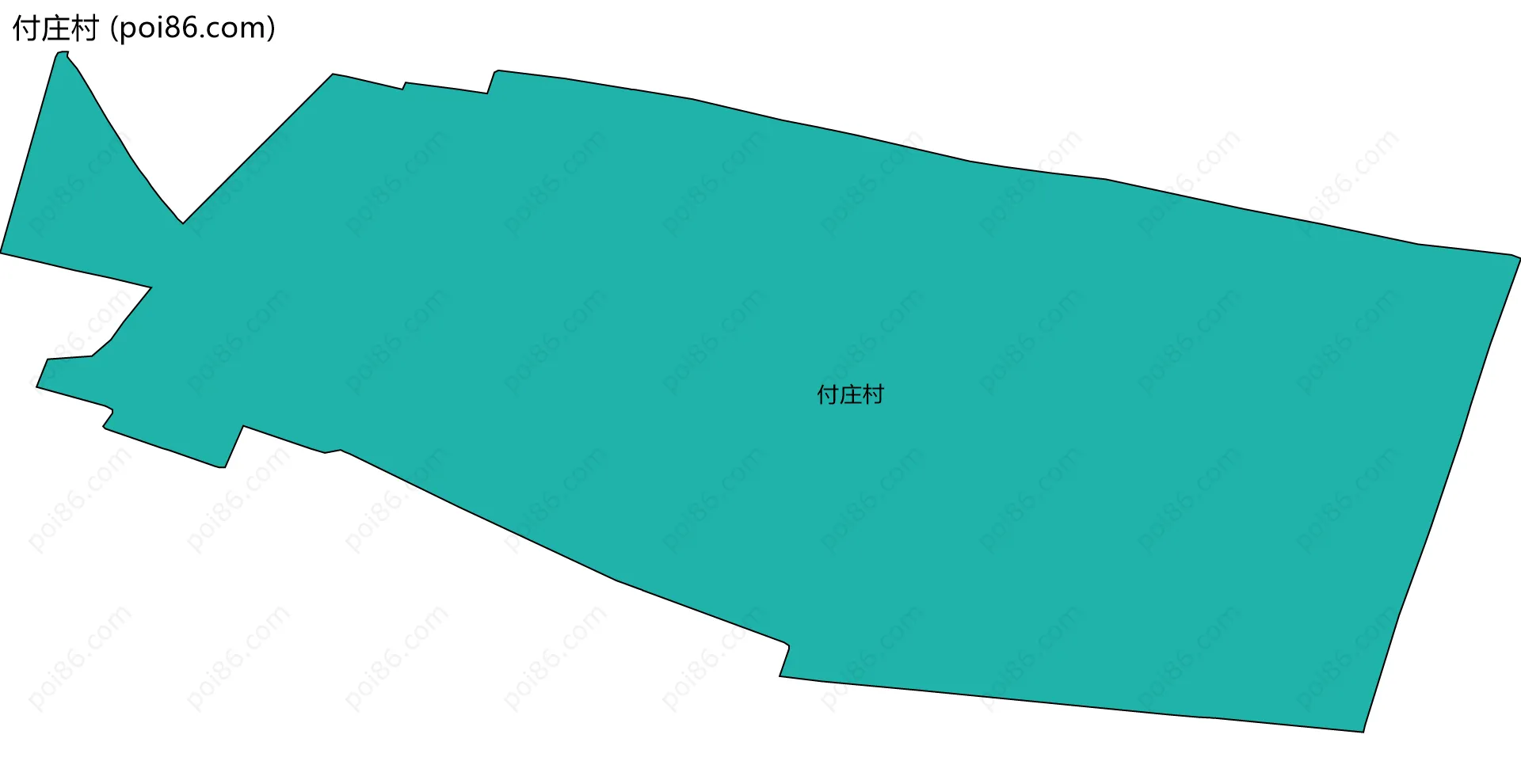 付庄村边界地图