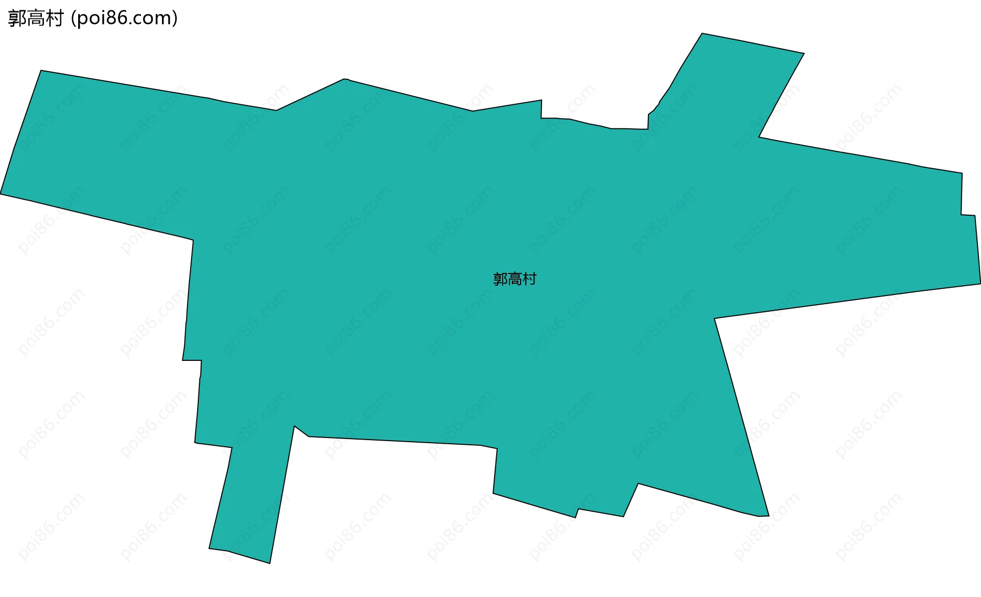 郭高村边界地图