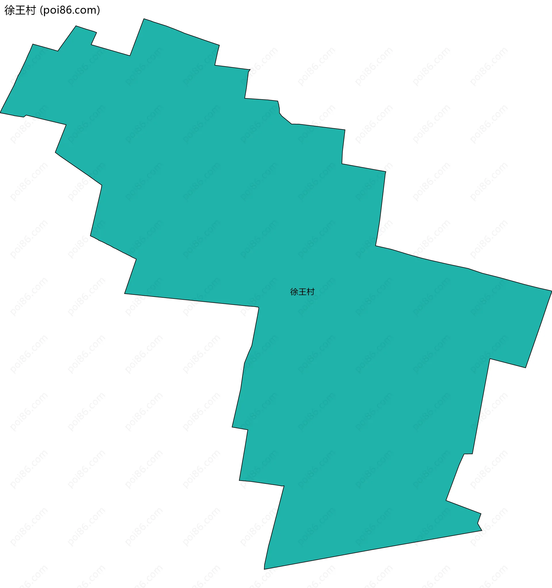 徐王村边界地图