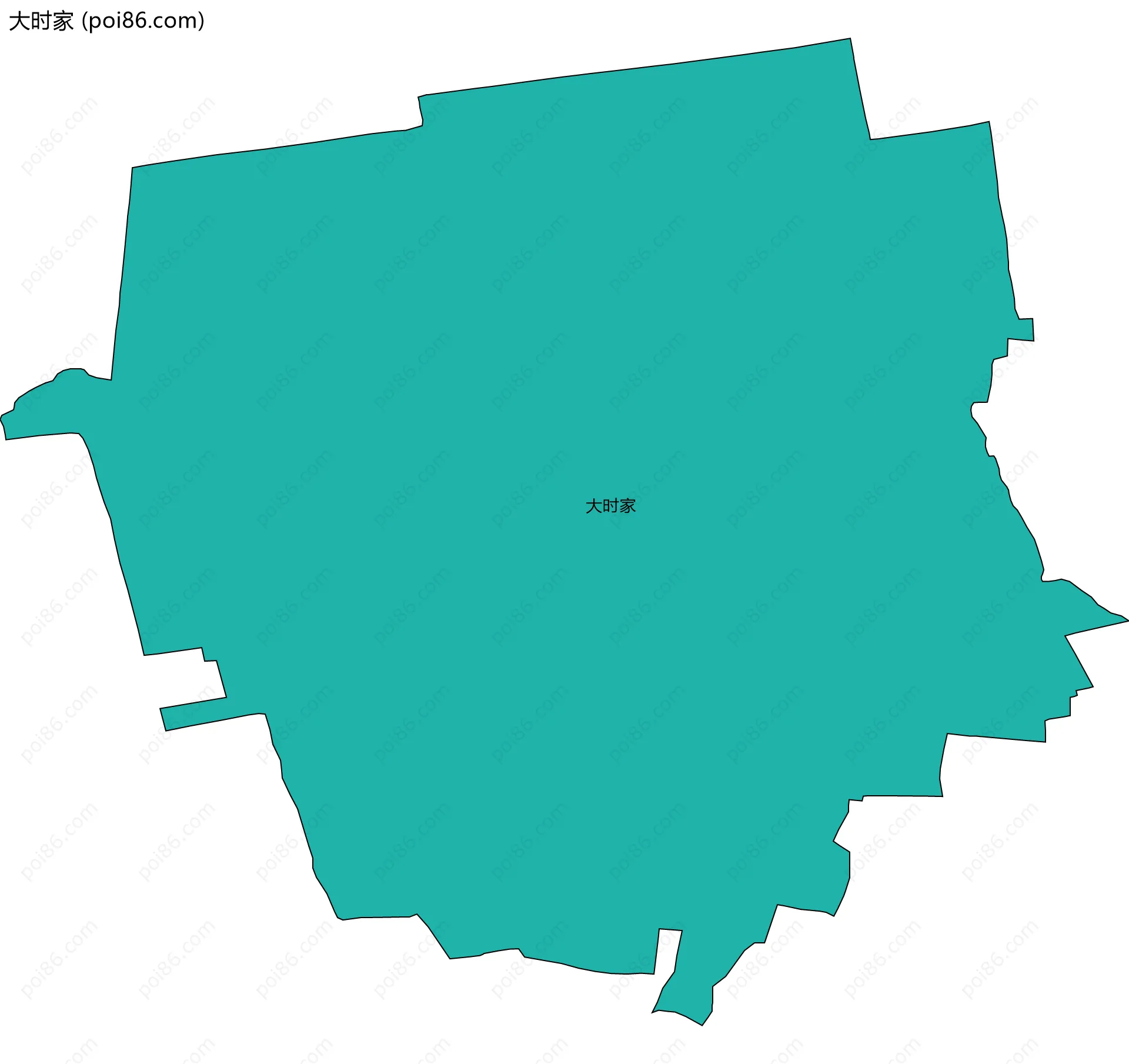 大时家边界地图