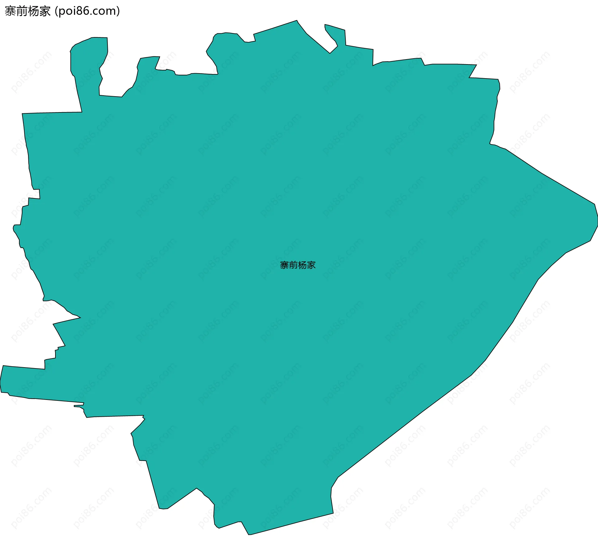 寨前杨家边界地图