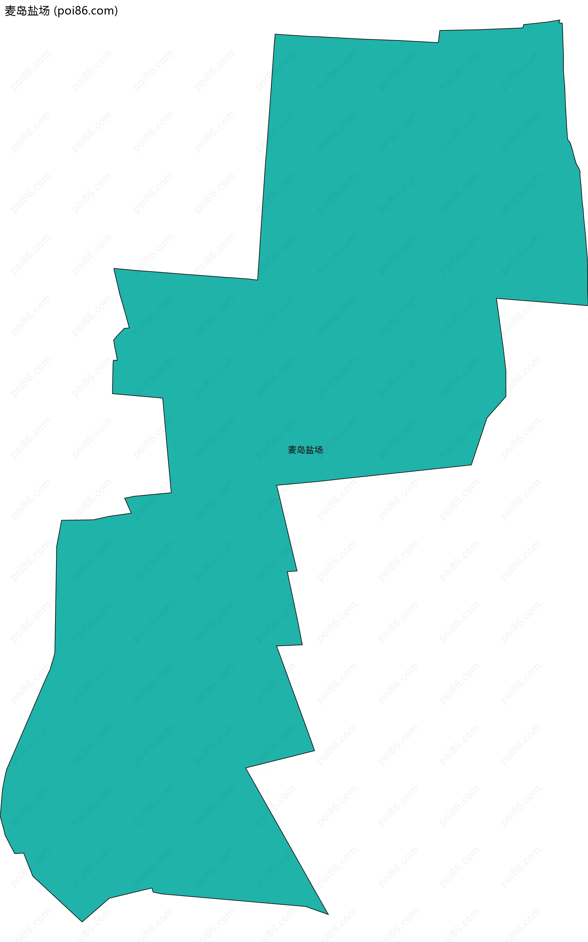麦岛盐场边界地图