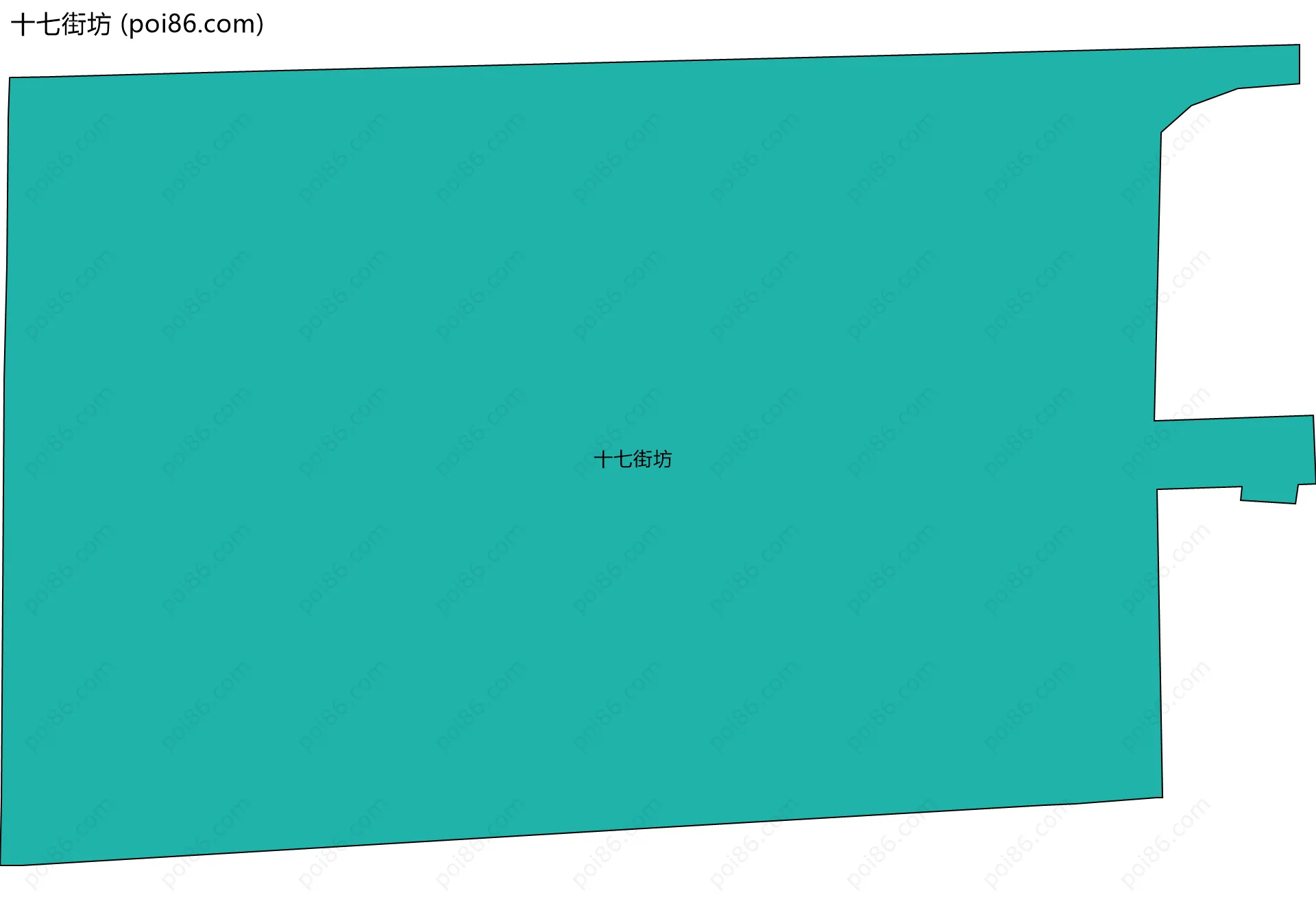 十七街坊边界地图