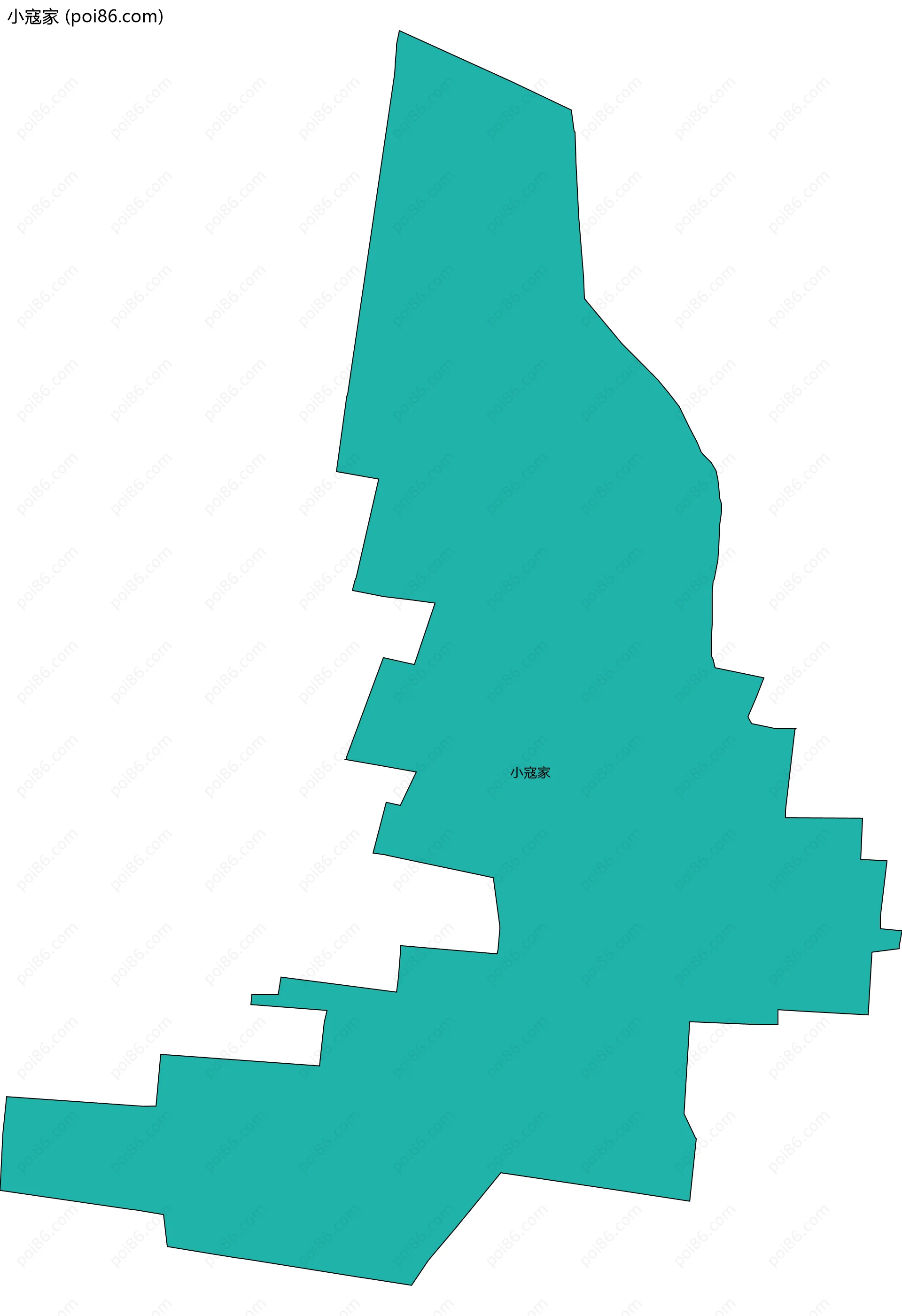 小寇家边界地图