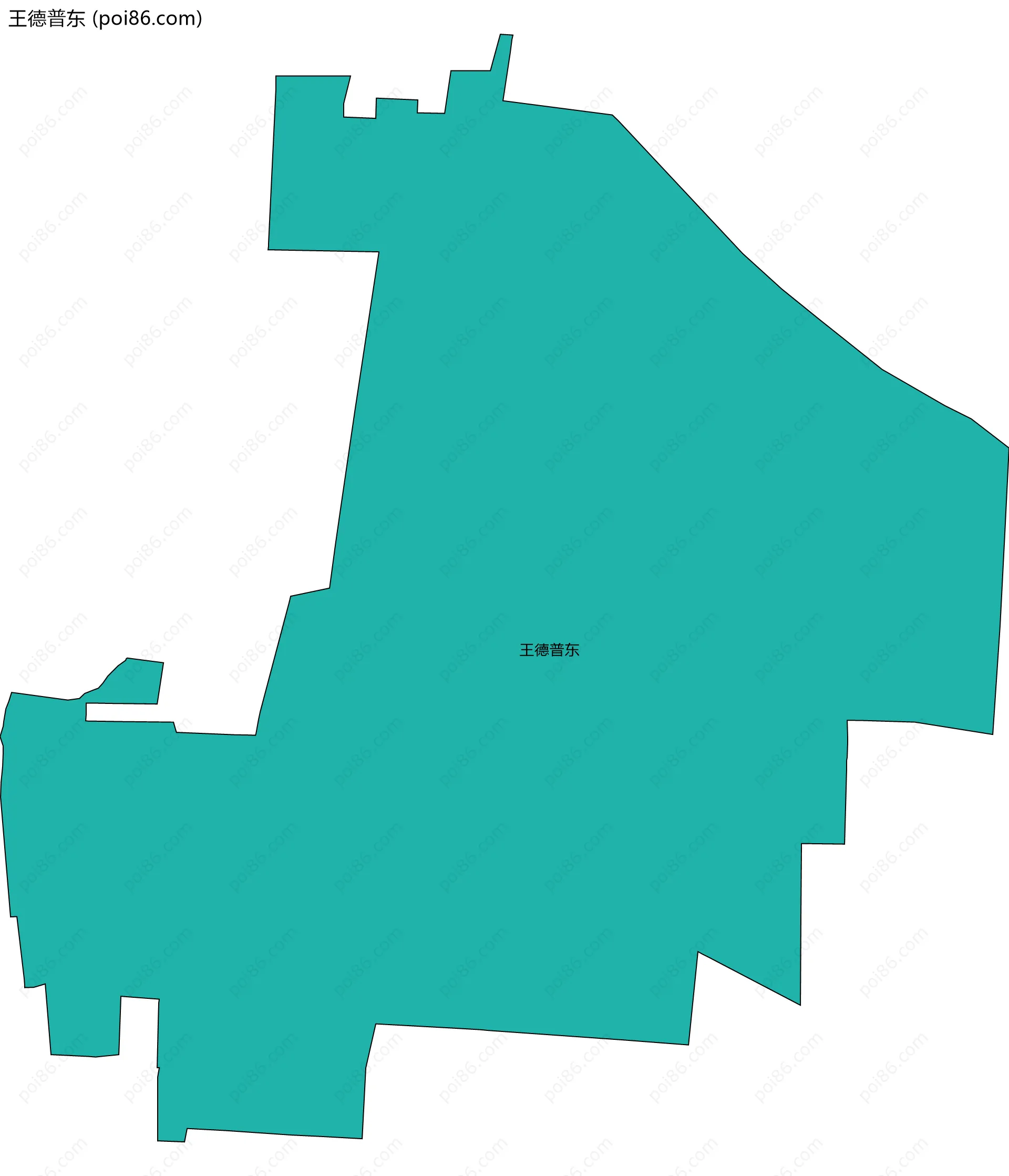 王德普东边界地图