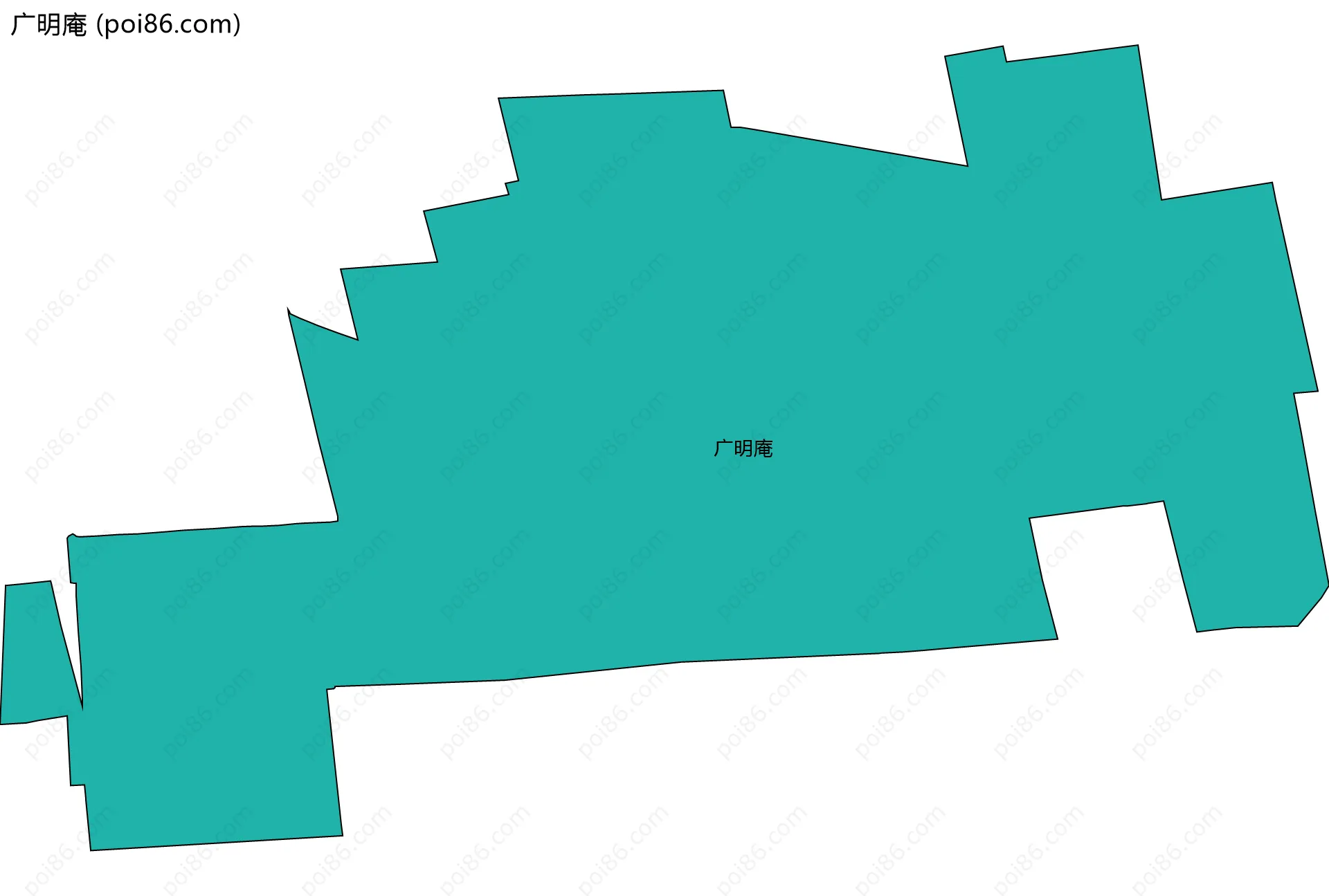 广明庵边界地图