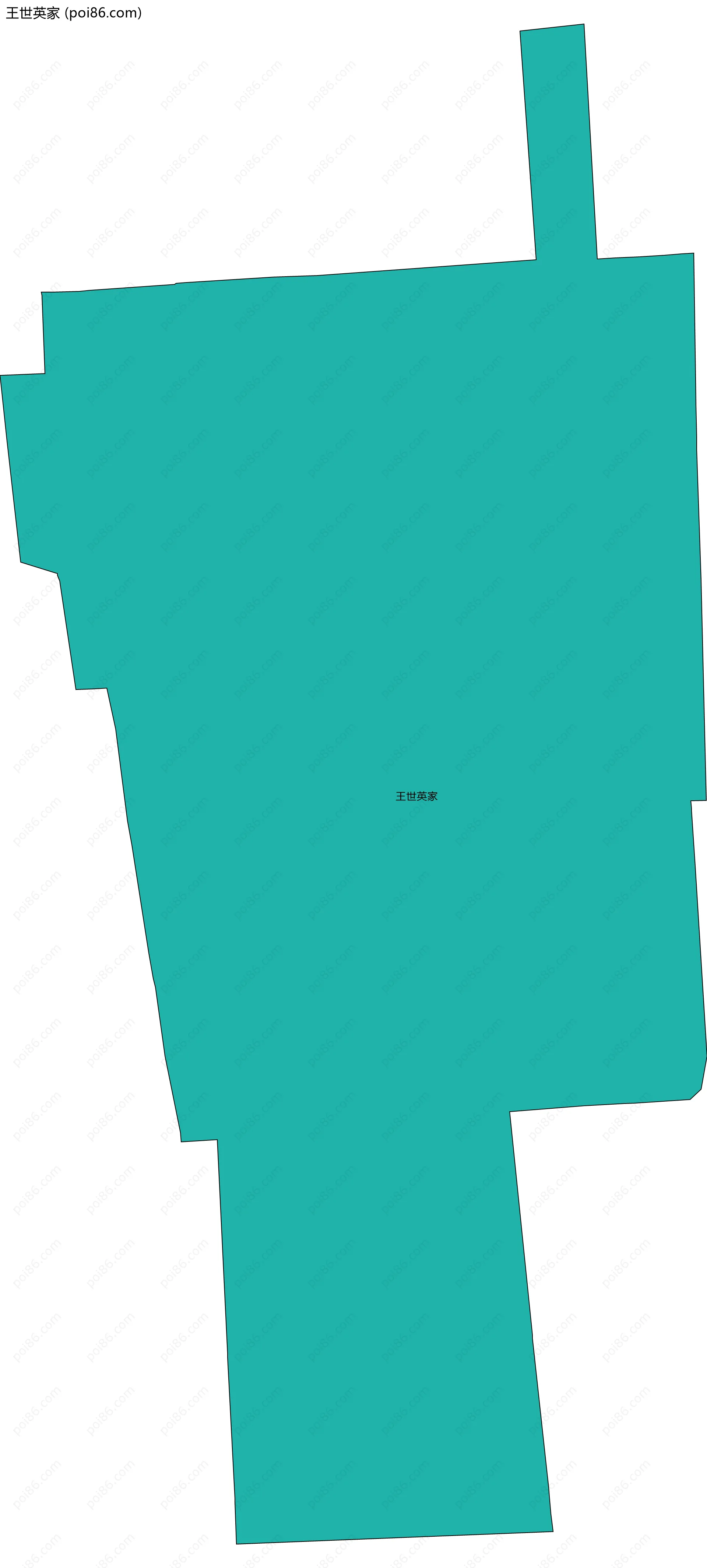 王世英家边界地图