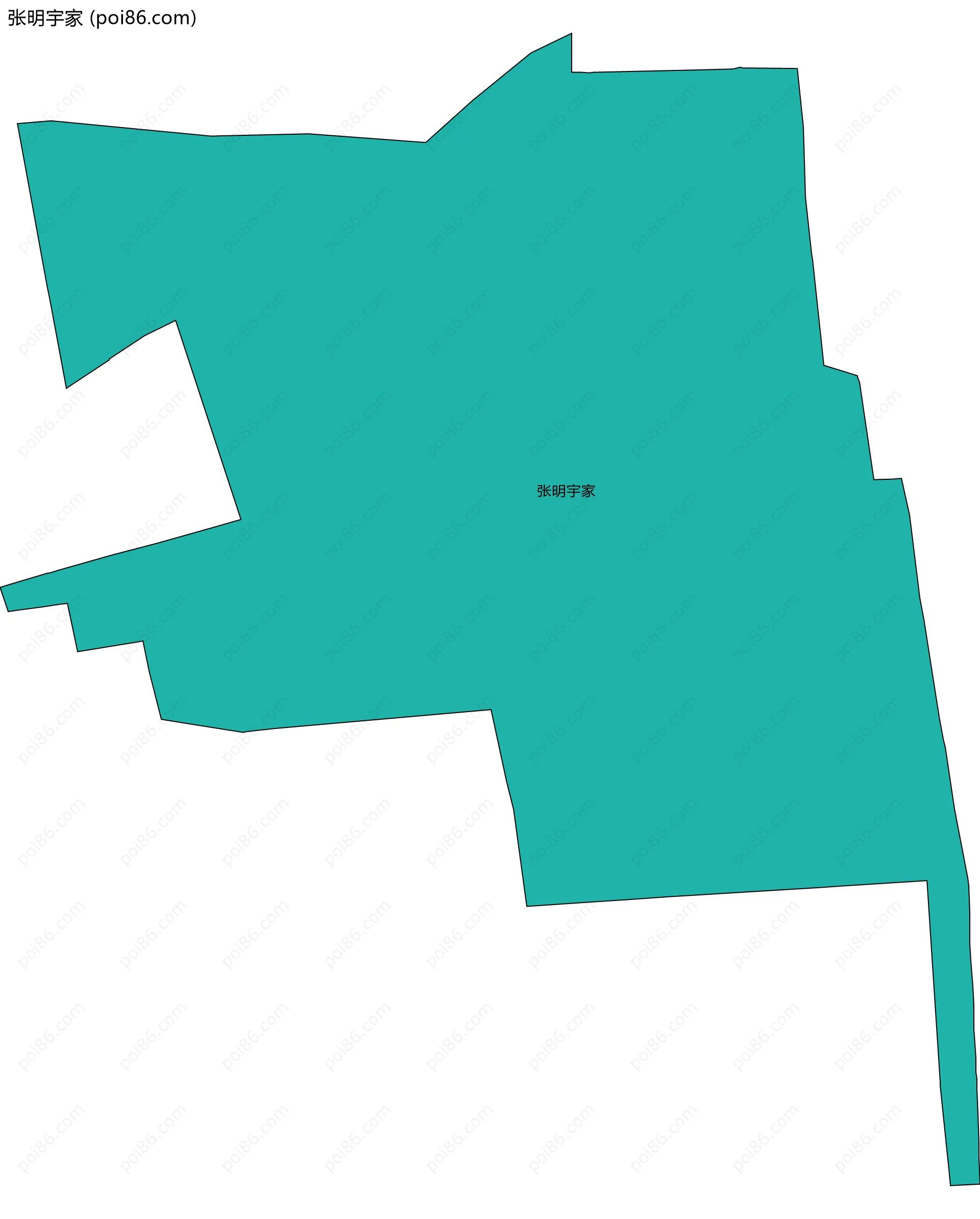 张明宇家边界地图